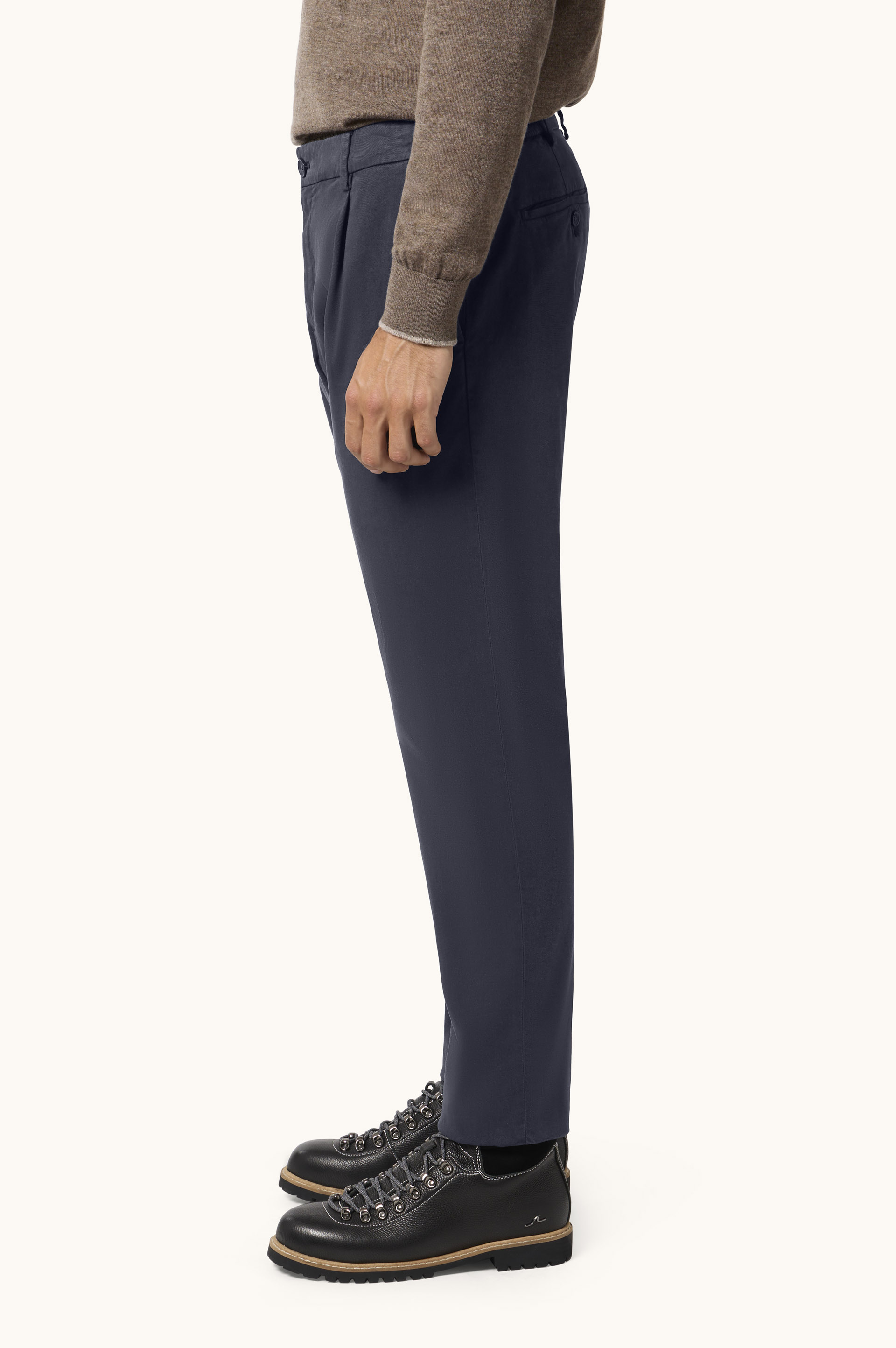 X-Soft Garment-Dyed Chino Trousers image number 4