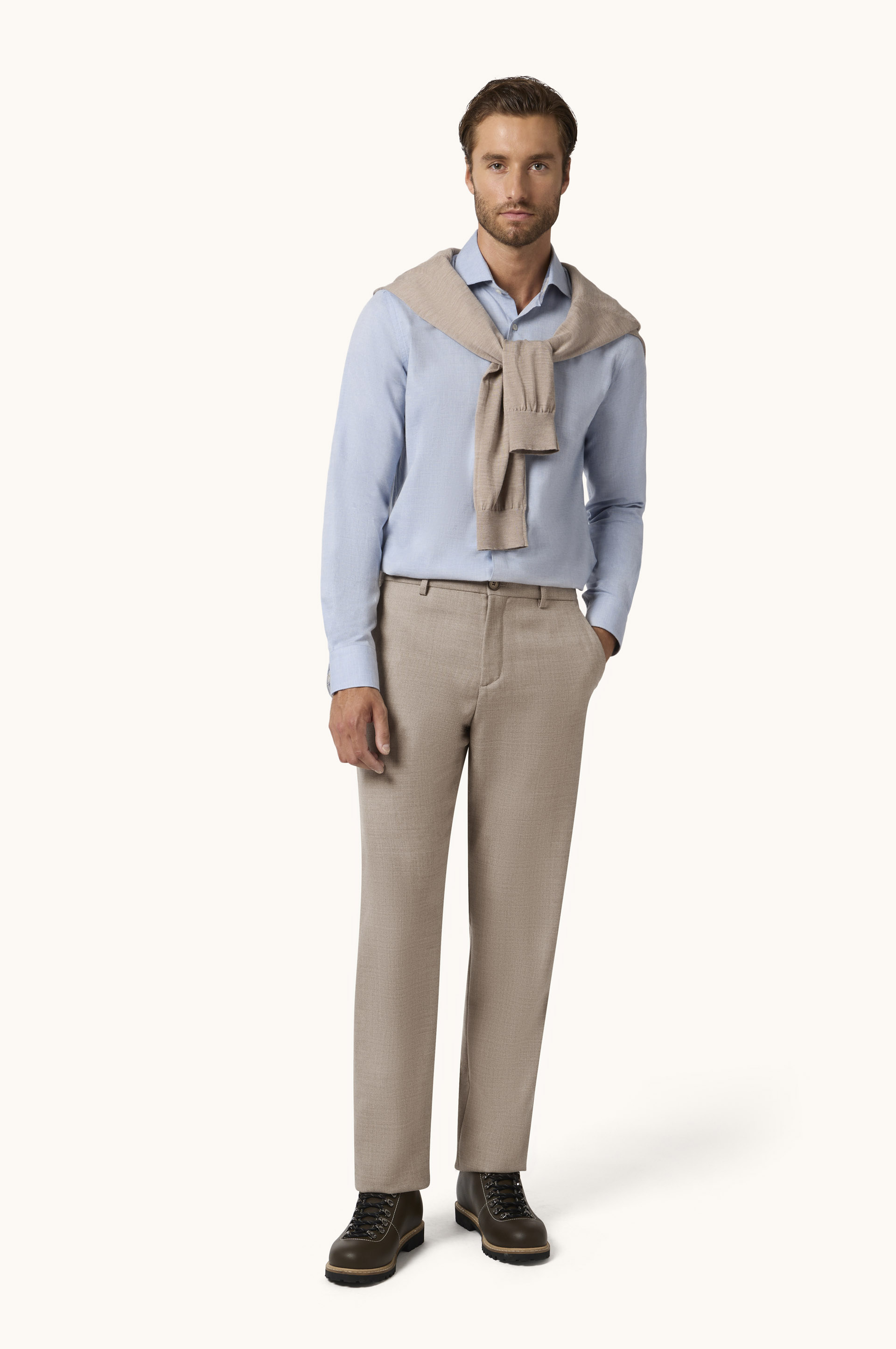 Bellagio Trousers in Wool Twill image number 2