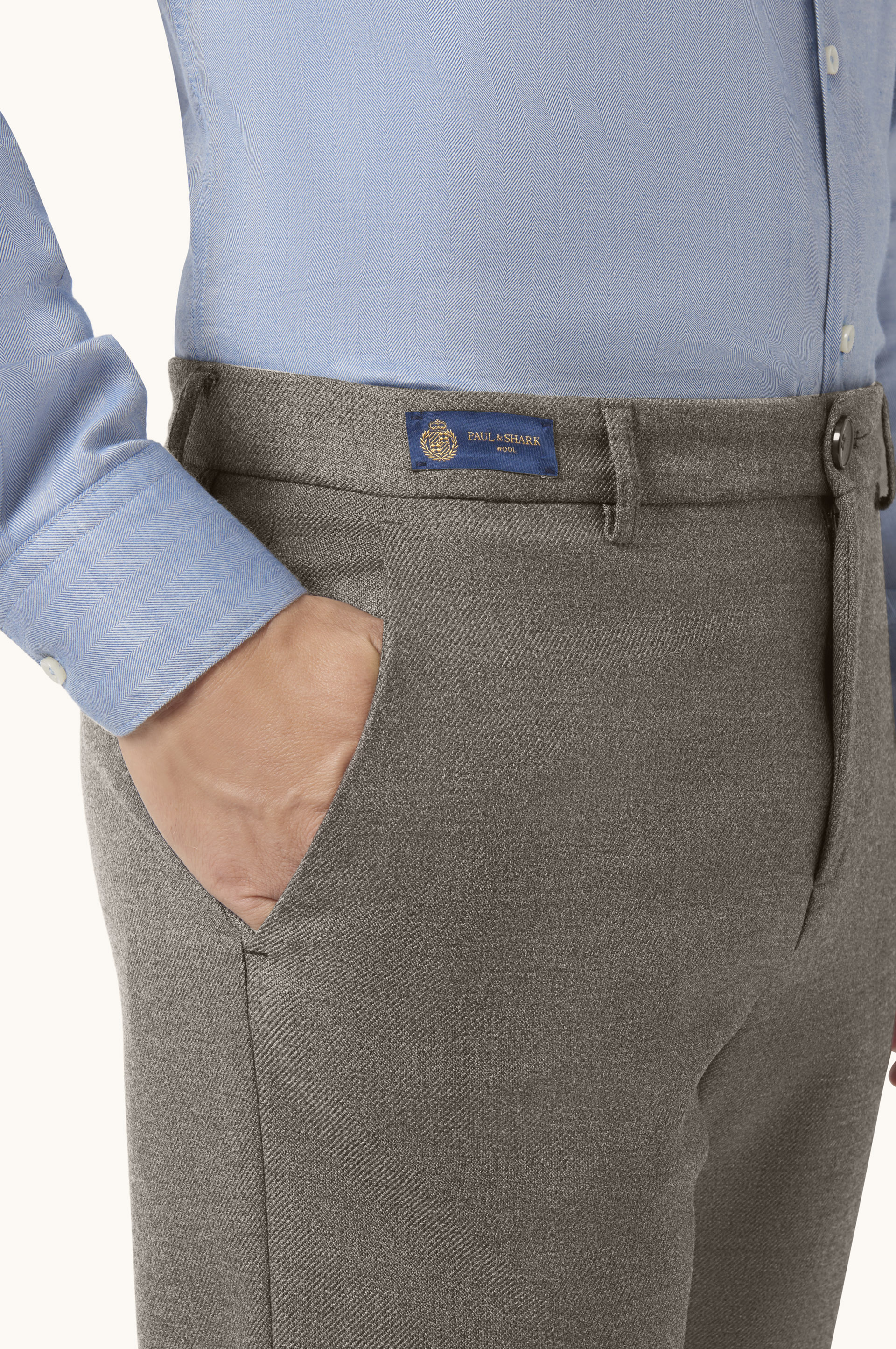 Pantalon Bellagio en twill de laine image number 3