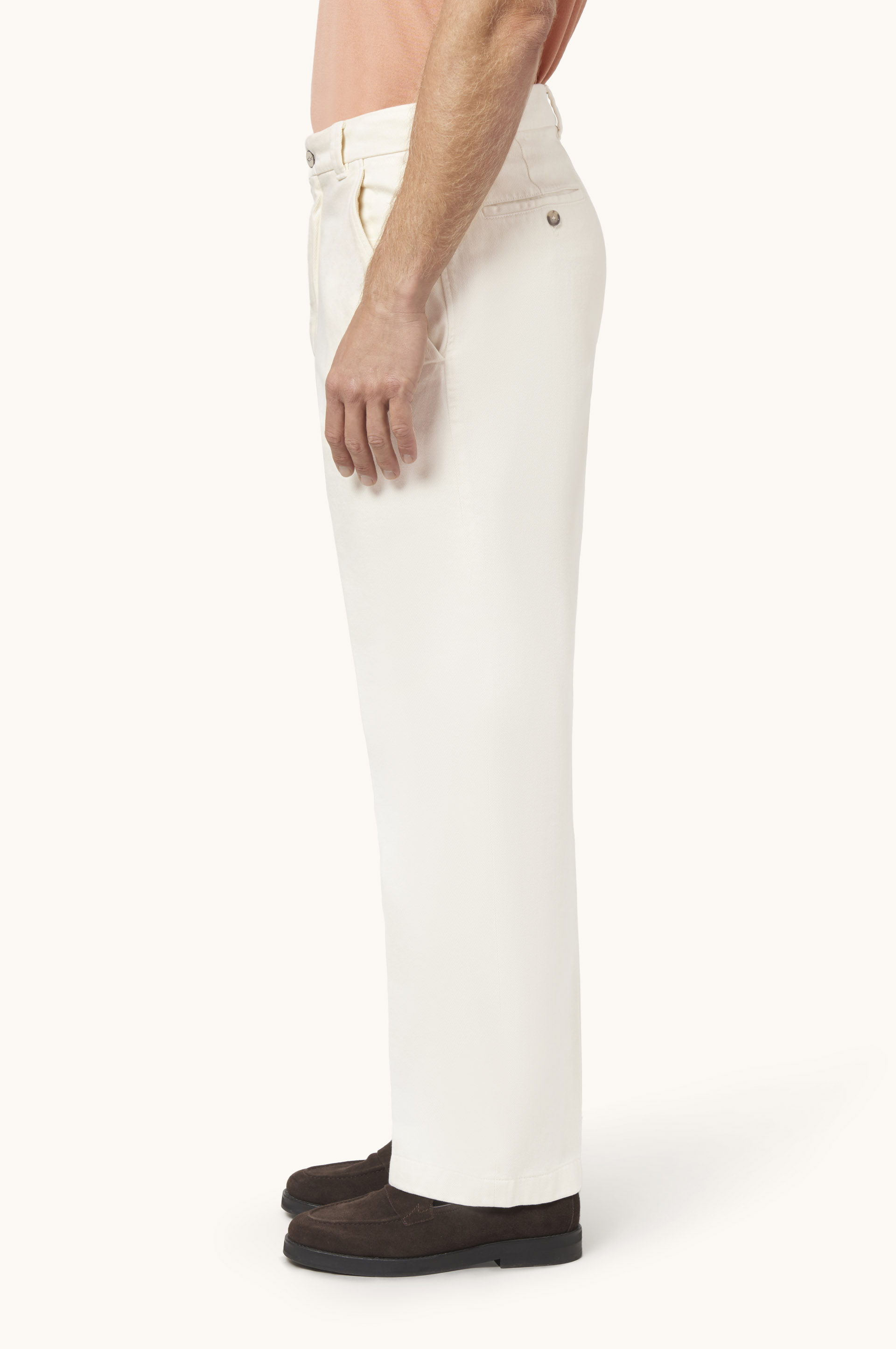 Pantalone Stresa tinto capo in bull di cotone image number 4