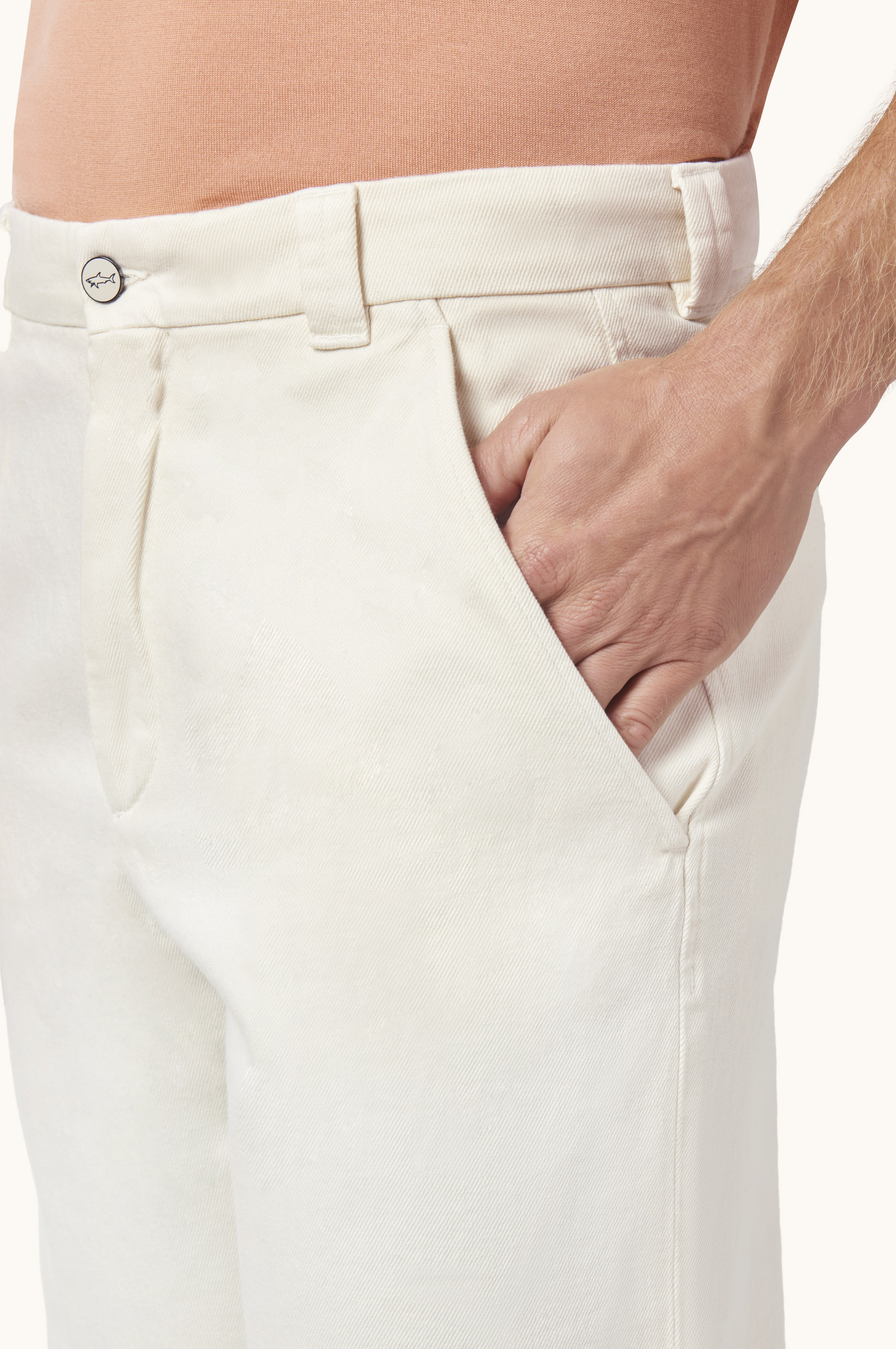 Pantalone Stresa tinto capo in bull di cotone image number 5