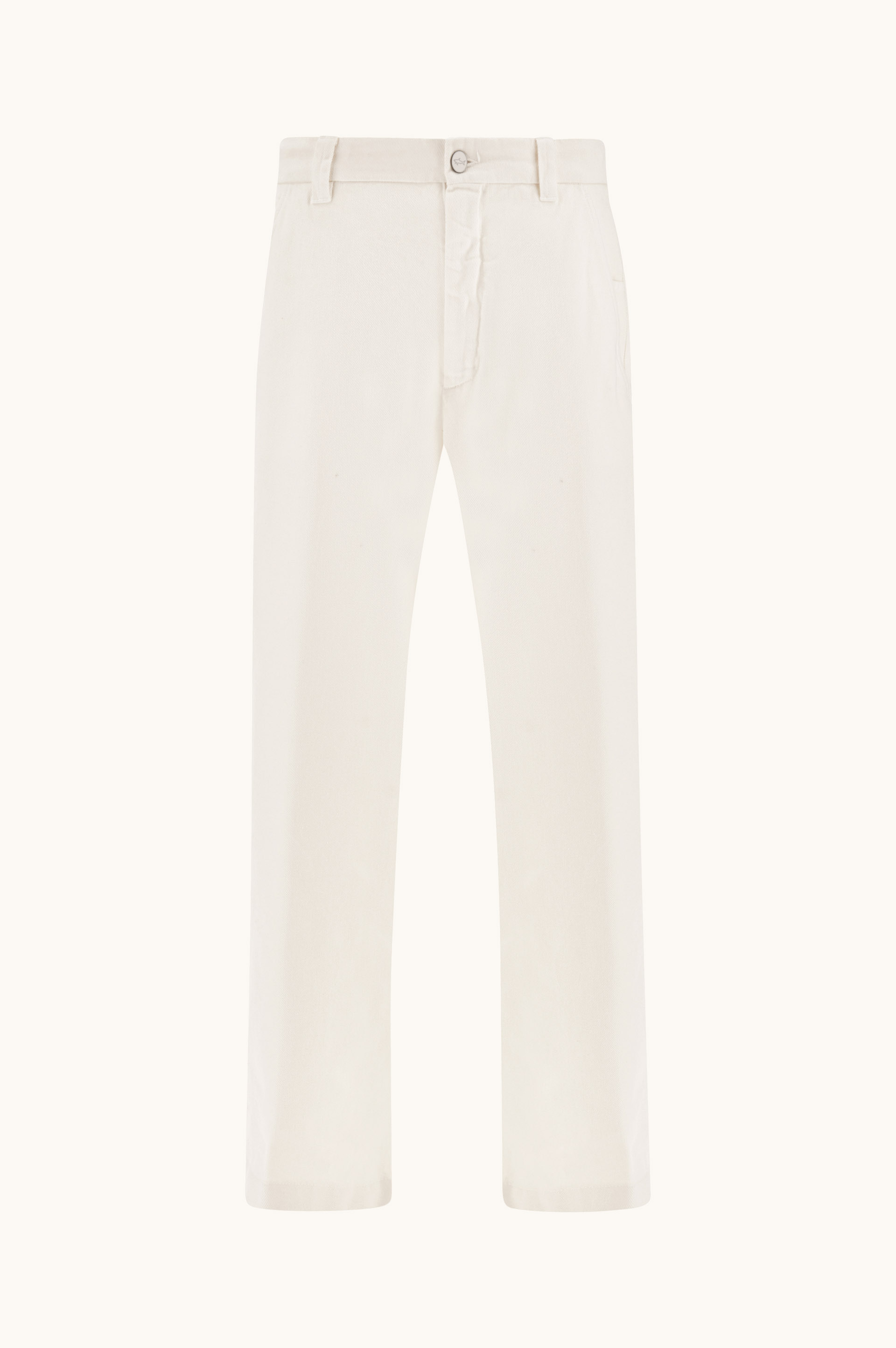 Garment-dyed Stresa trousers in cotton bull denim image number 0
