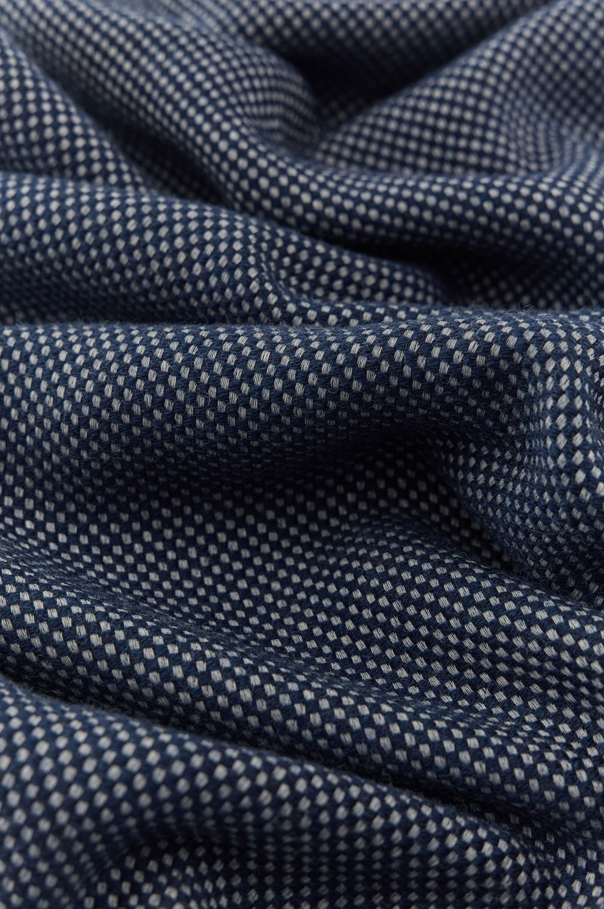 Wool scarf with logo embroidery image number 3
