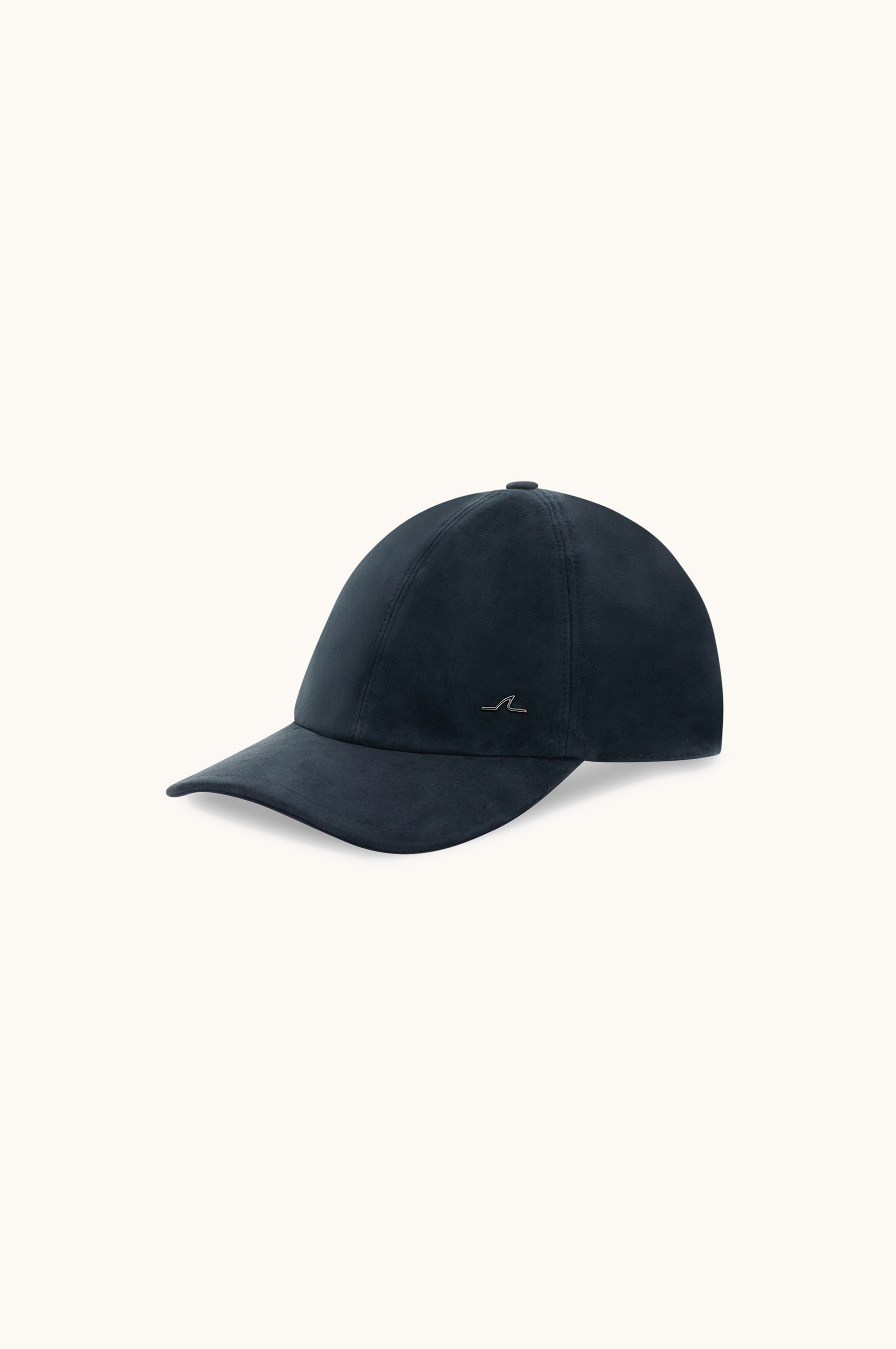 Aqualeather Suede Baseball Cap with Metal Shark Fin image number 0