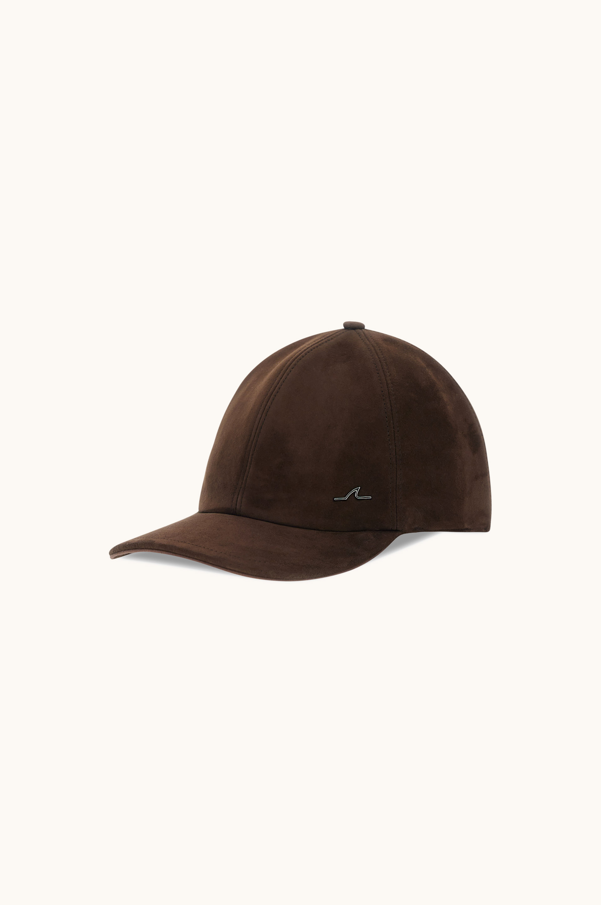 Aqualeather Suede Baseball Cap with Metal Shark Fin image number 0