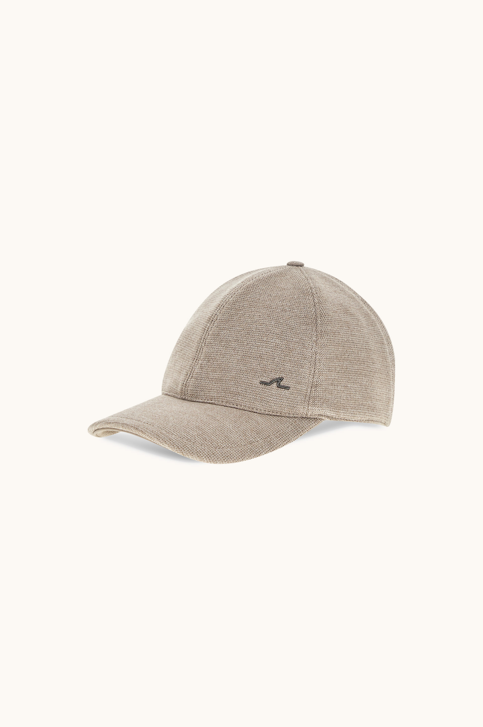 Wool baseball cap with metal Shark Fin image number 0