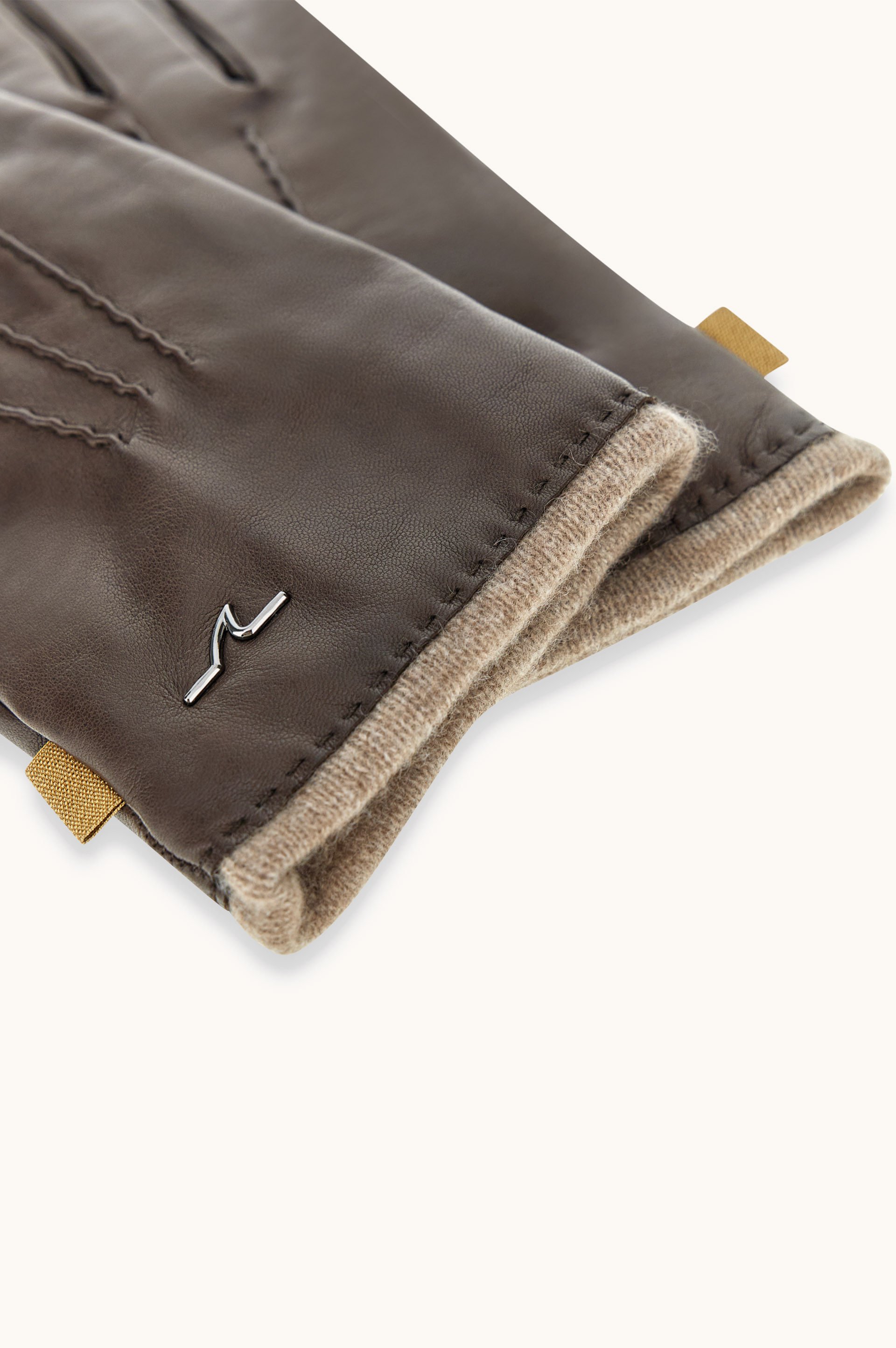 Leather Gloves with Cashmere Lining image number 1