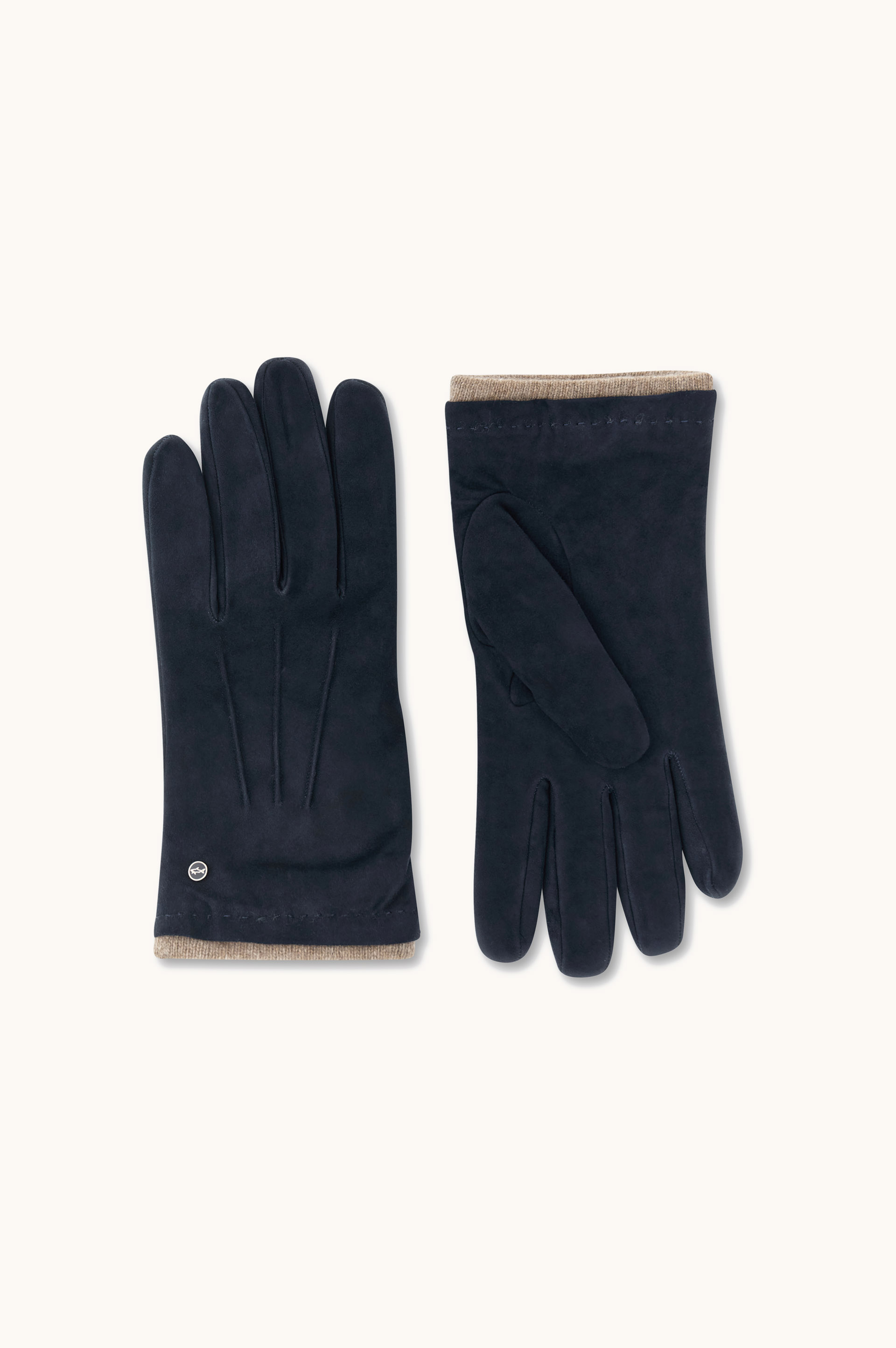 Aqualeather Suede Gloves with Cashmere and Wool Lining image number 0