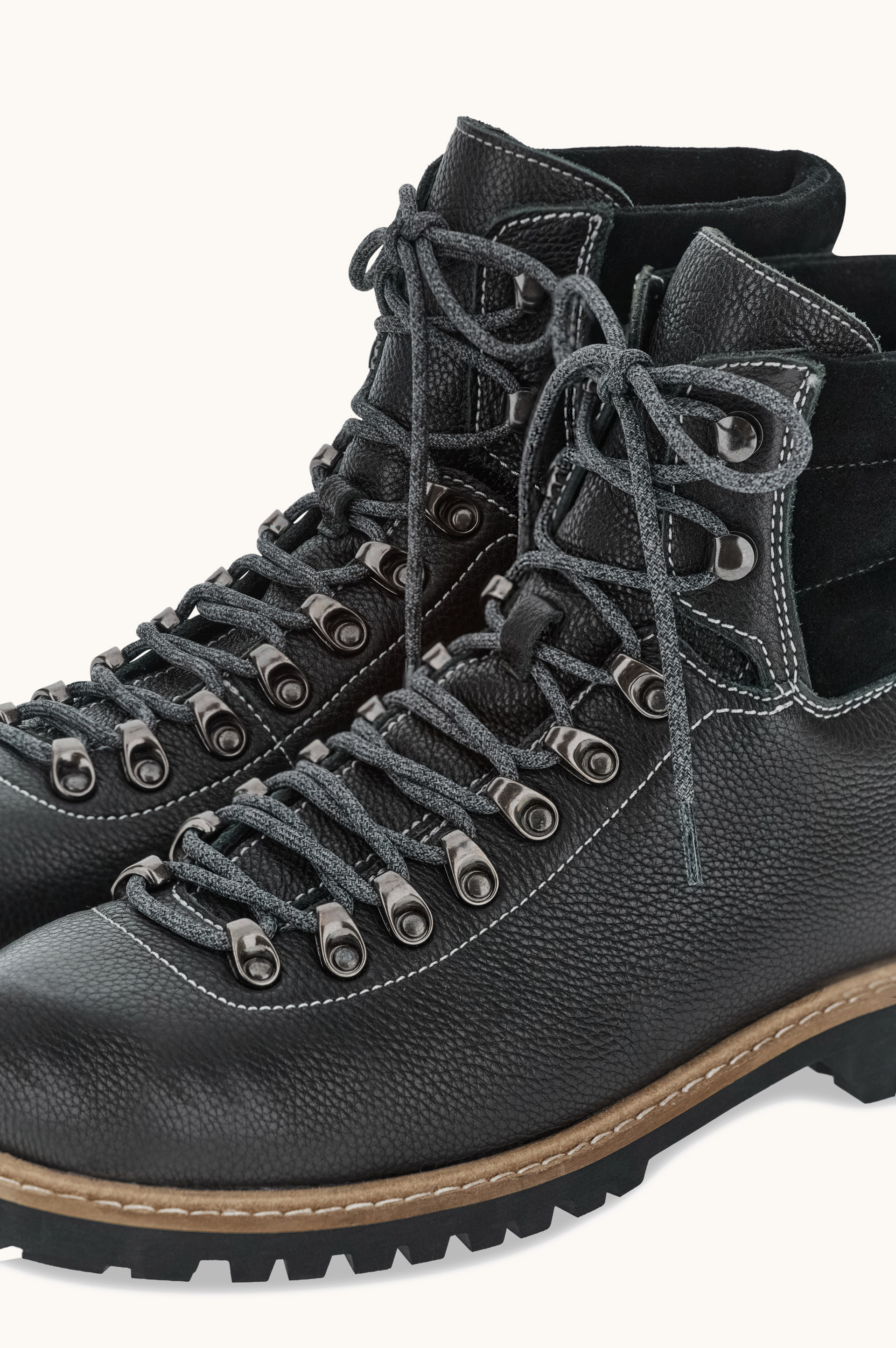 Leather lace-up boots image number 5