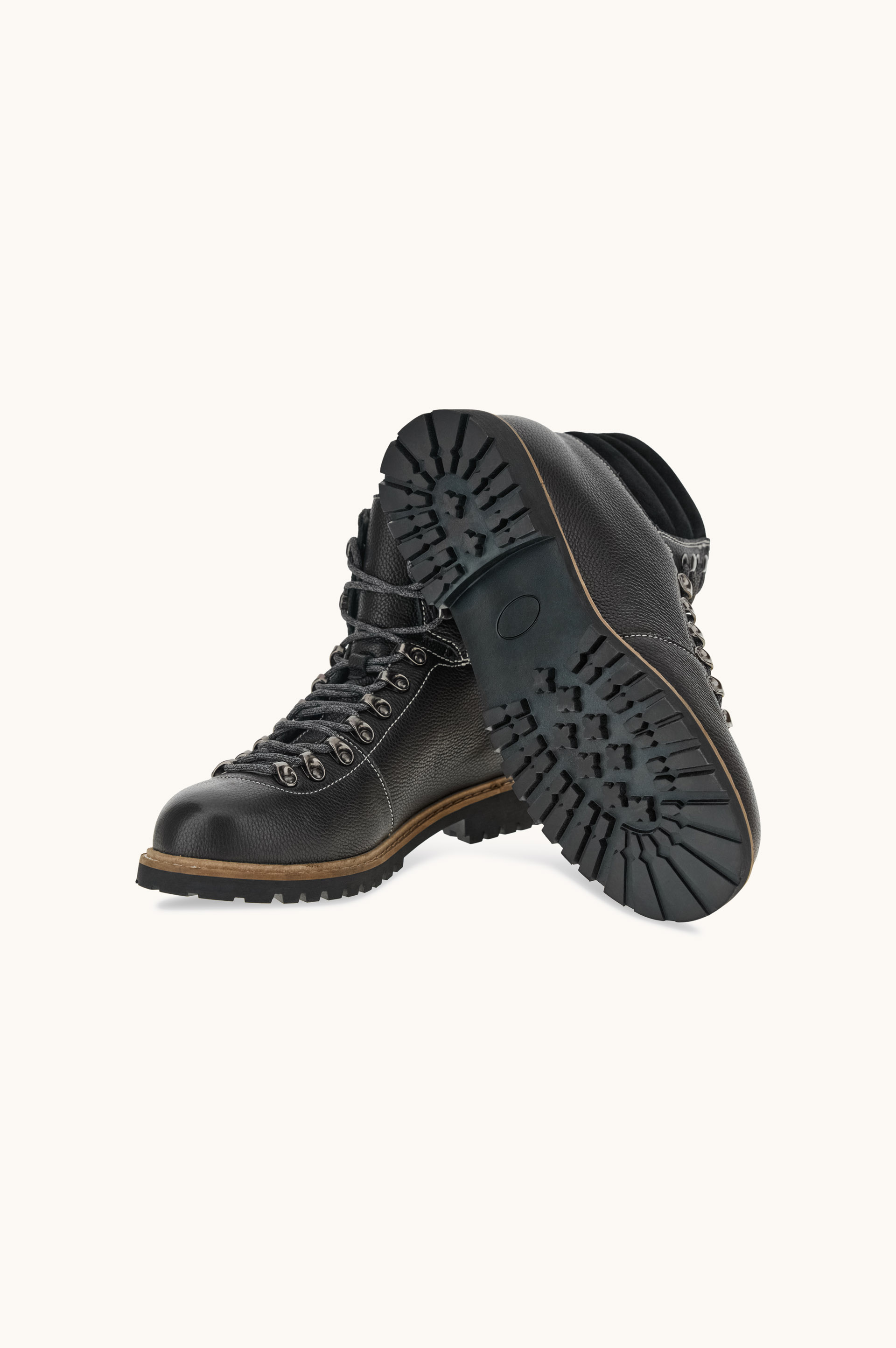 Leather lace-up boots image number 4