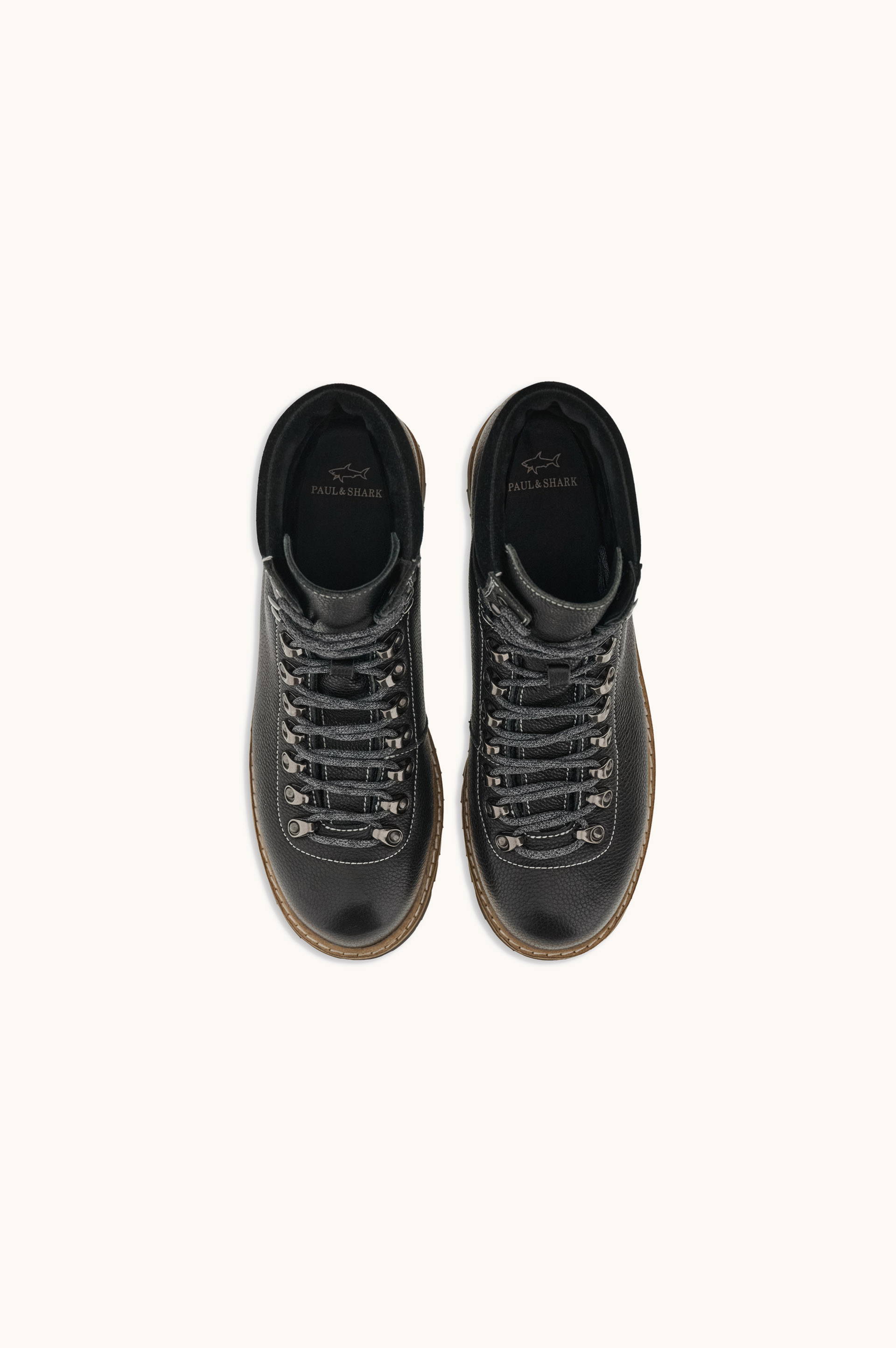 Leather lace-up boots image number 1
