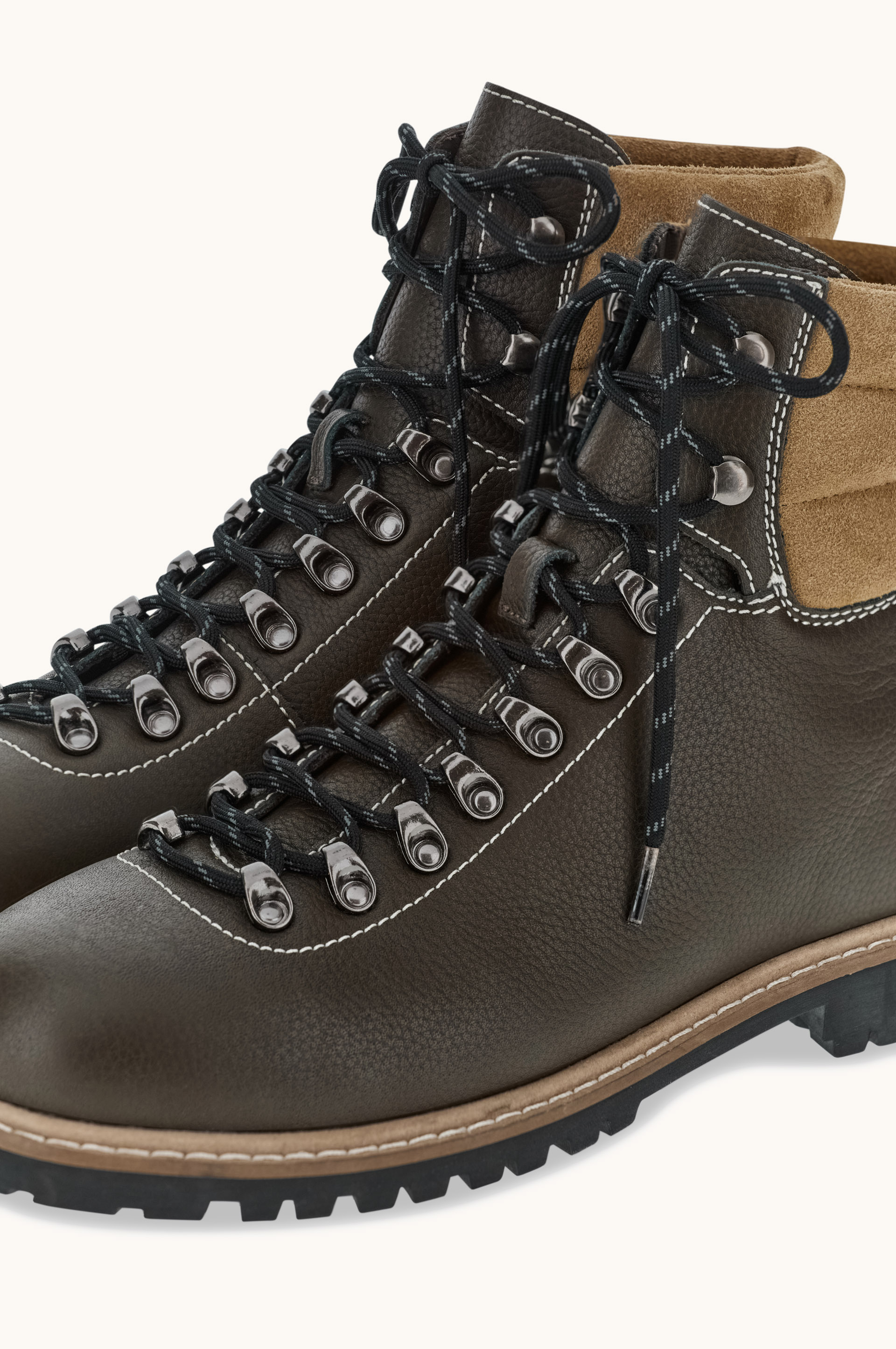 Leather lace-up boots image number 5