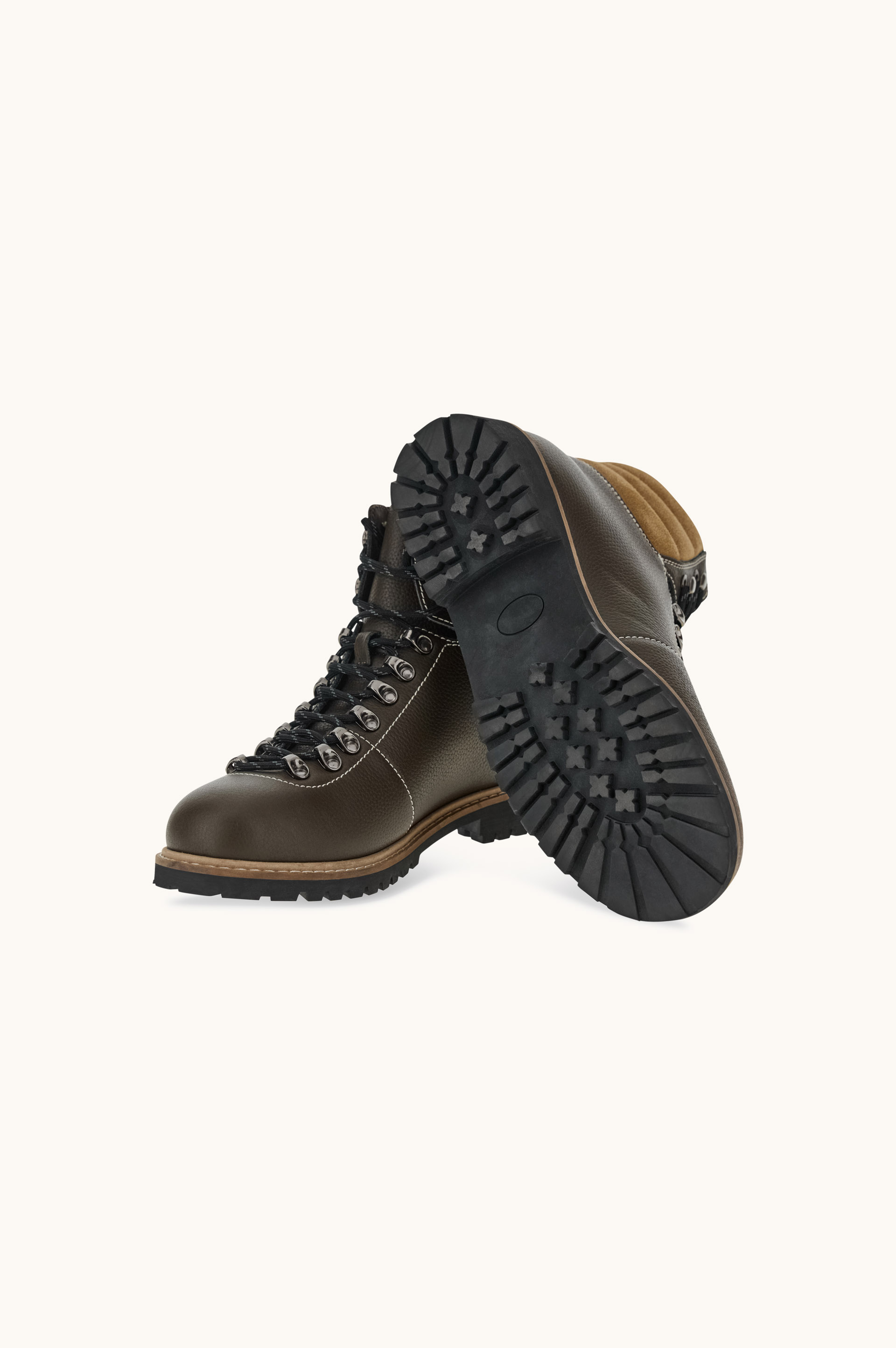Leather lace-up boots image number 4