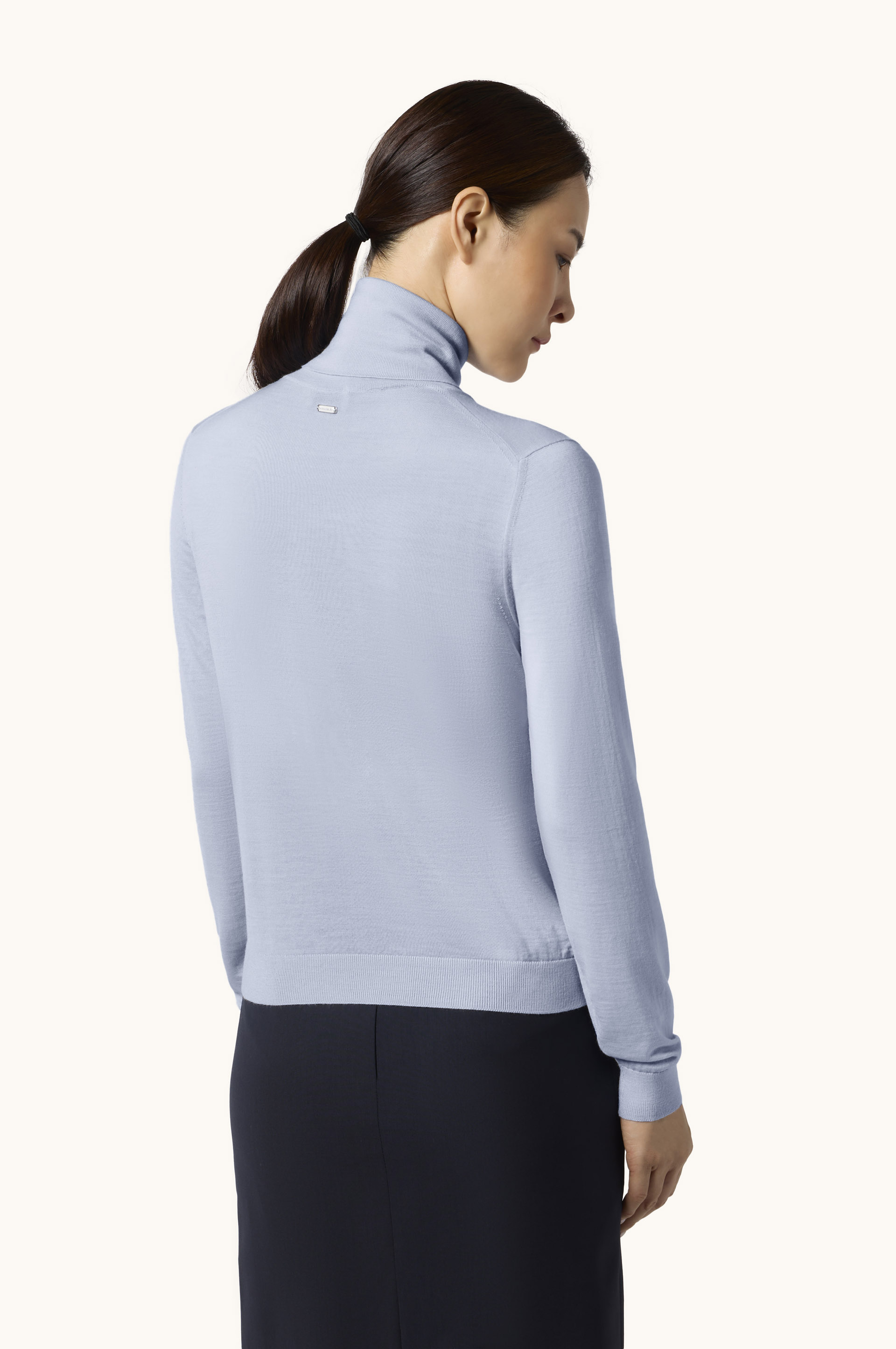 Merino wool turtleneck sweater image number 3