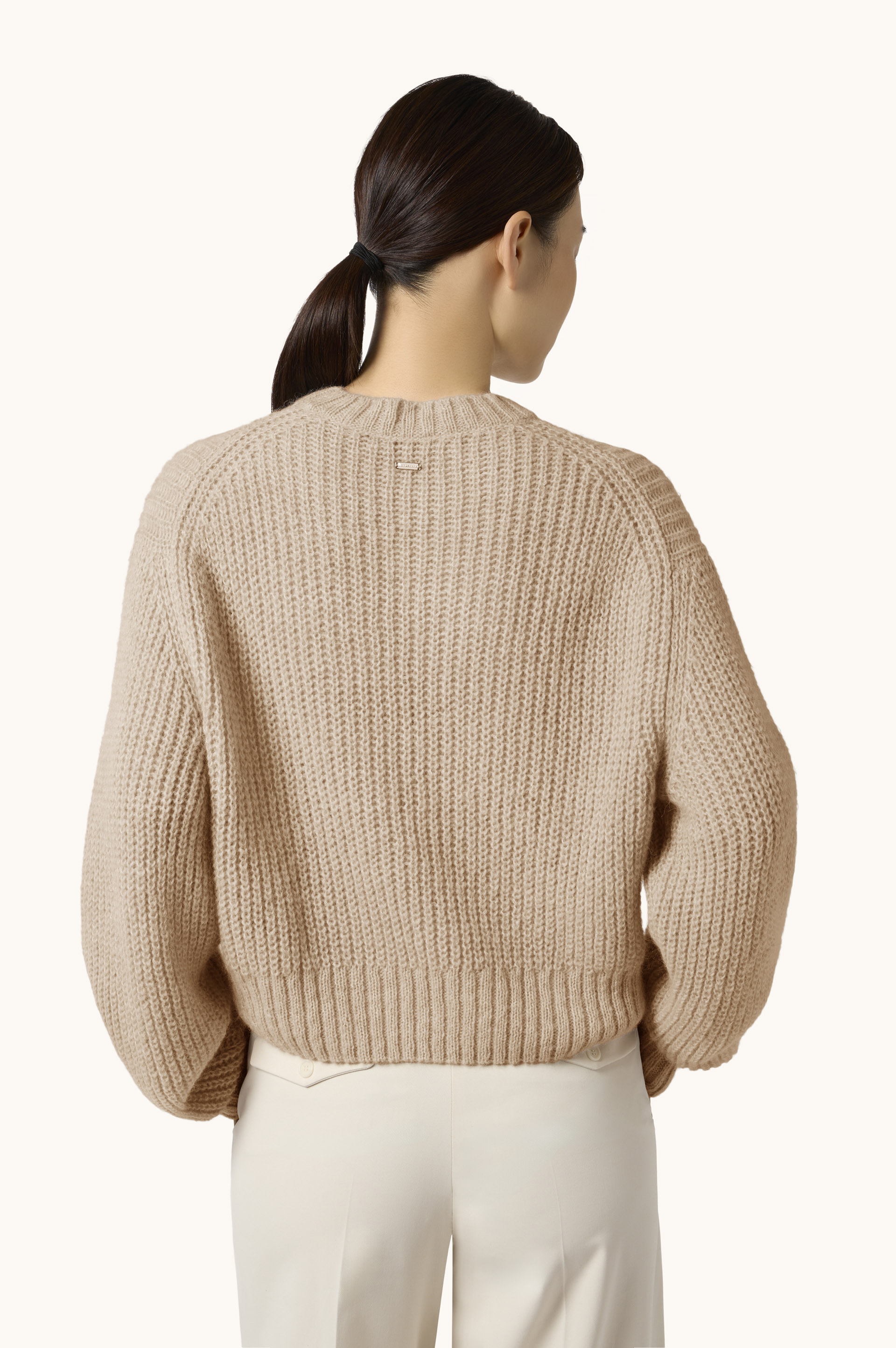 Alpaca Blend Crewneck Sweater image number 3