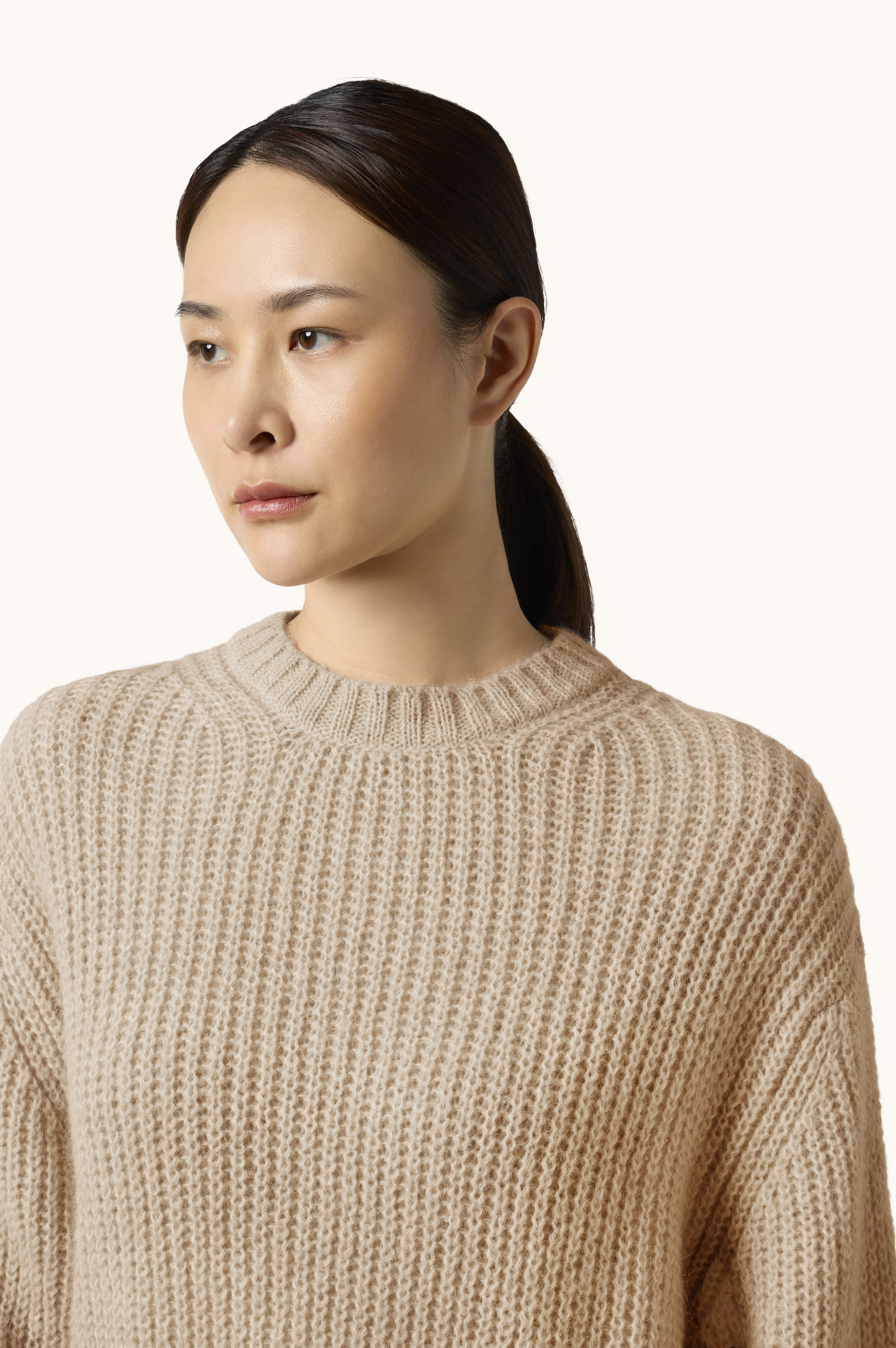 Alpaca Blend Crewneck Sweater image number 4