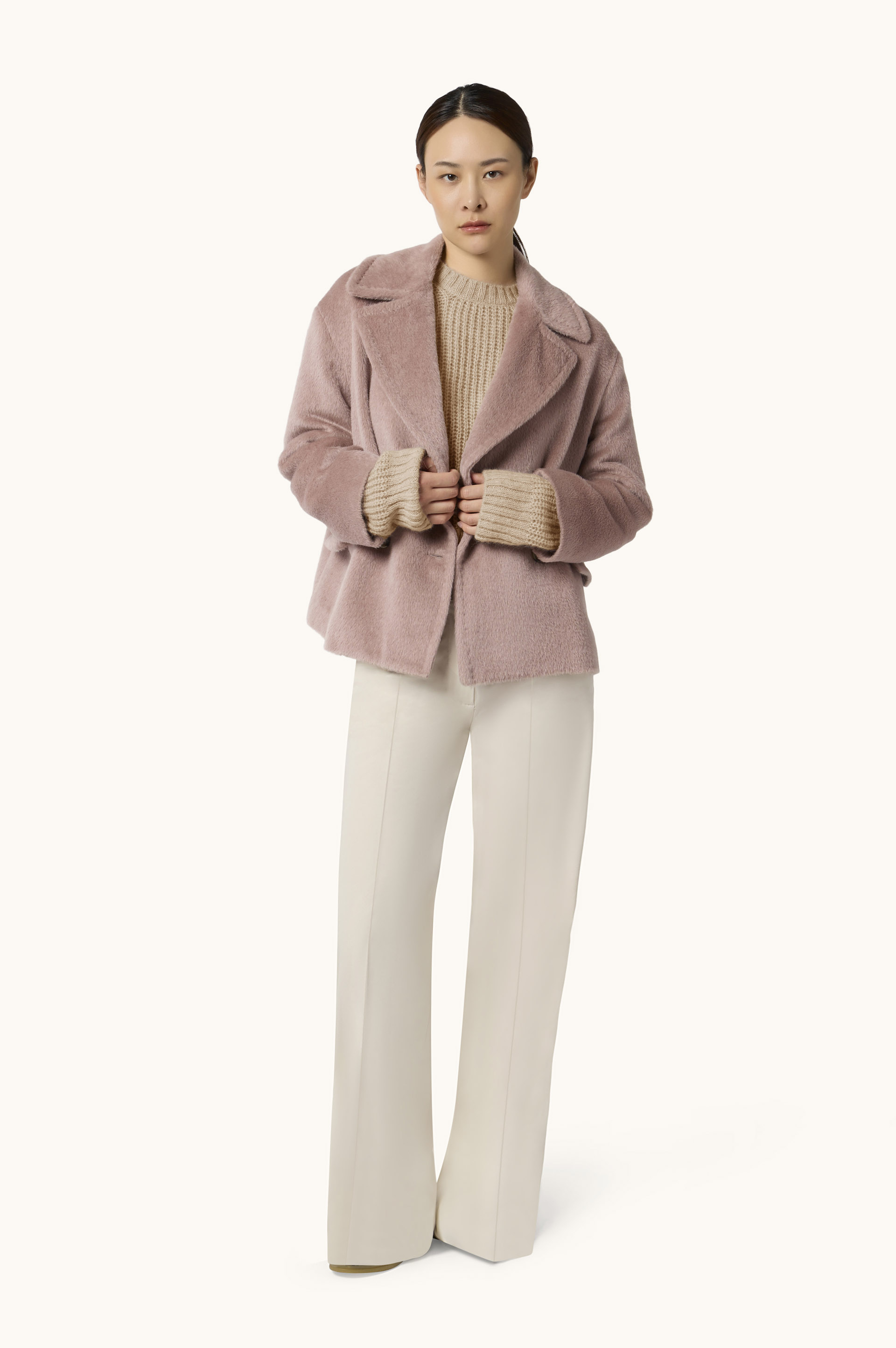 Alpaca Blend Crewneck Sweater image number 2