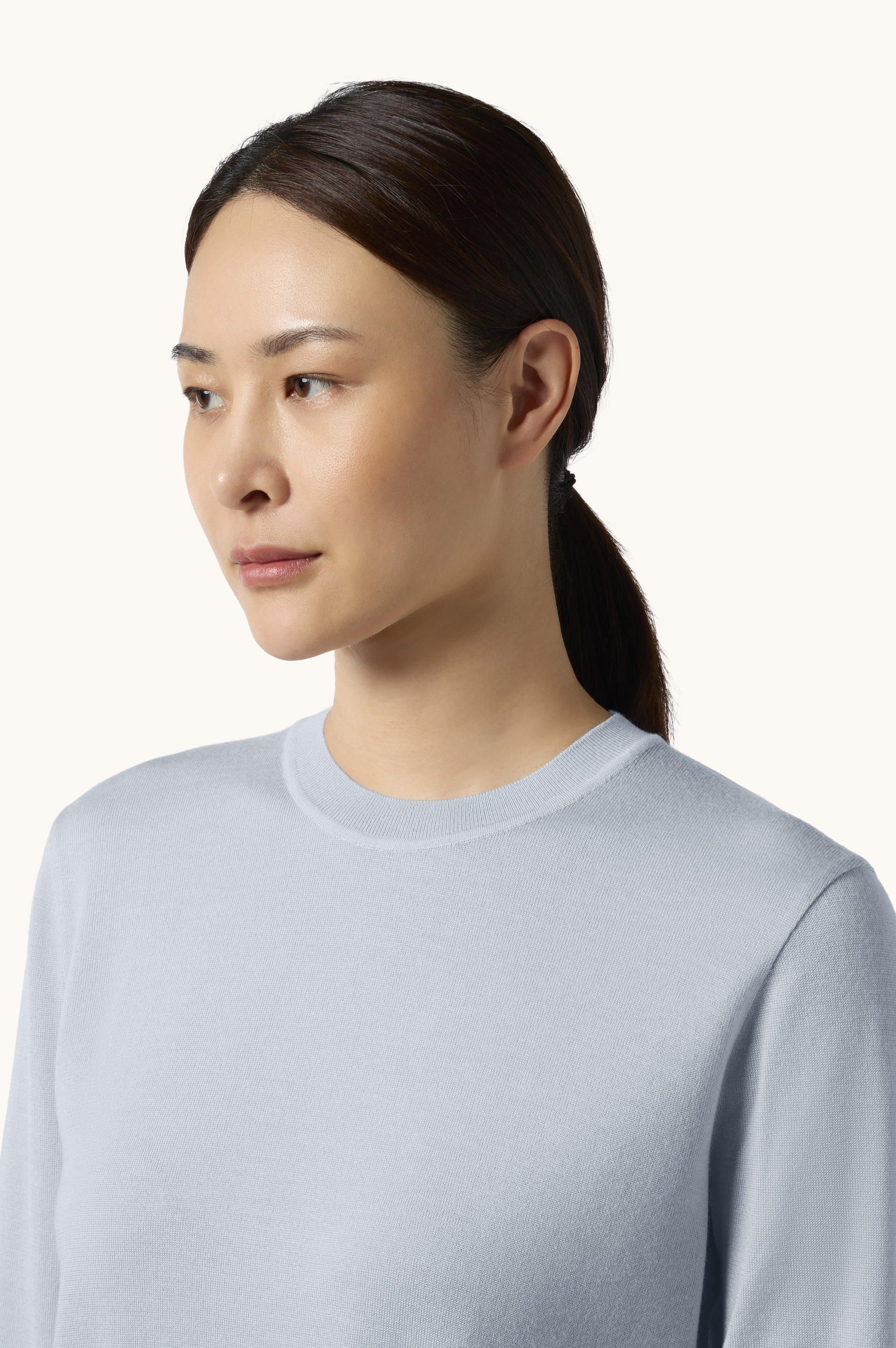 Wool and Silk Crewneck Sweater image number 4