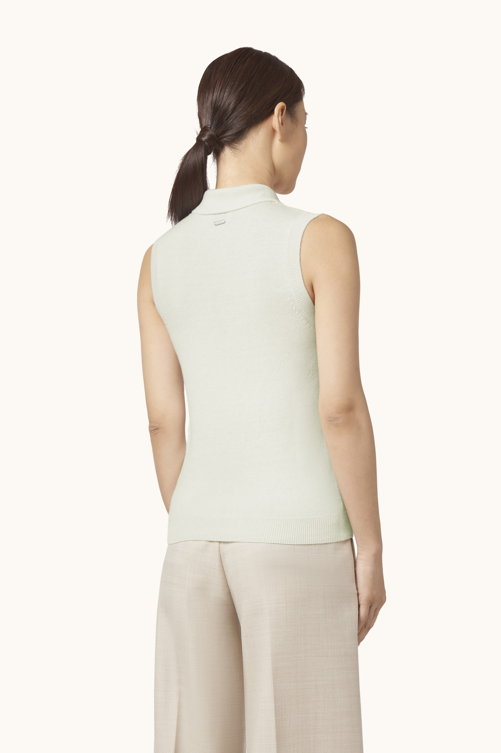 Wool and Cashmere Polo Shirt image number 3