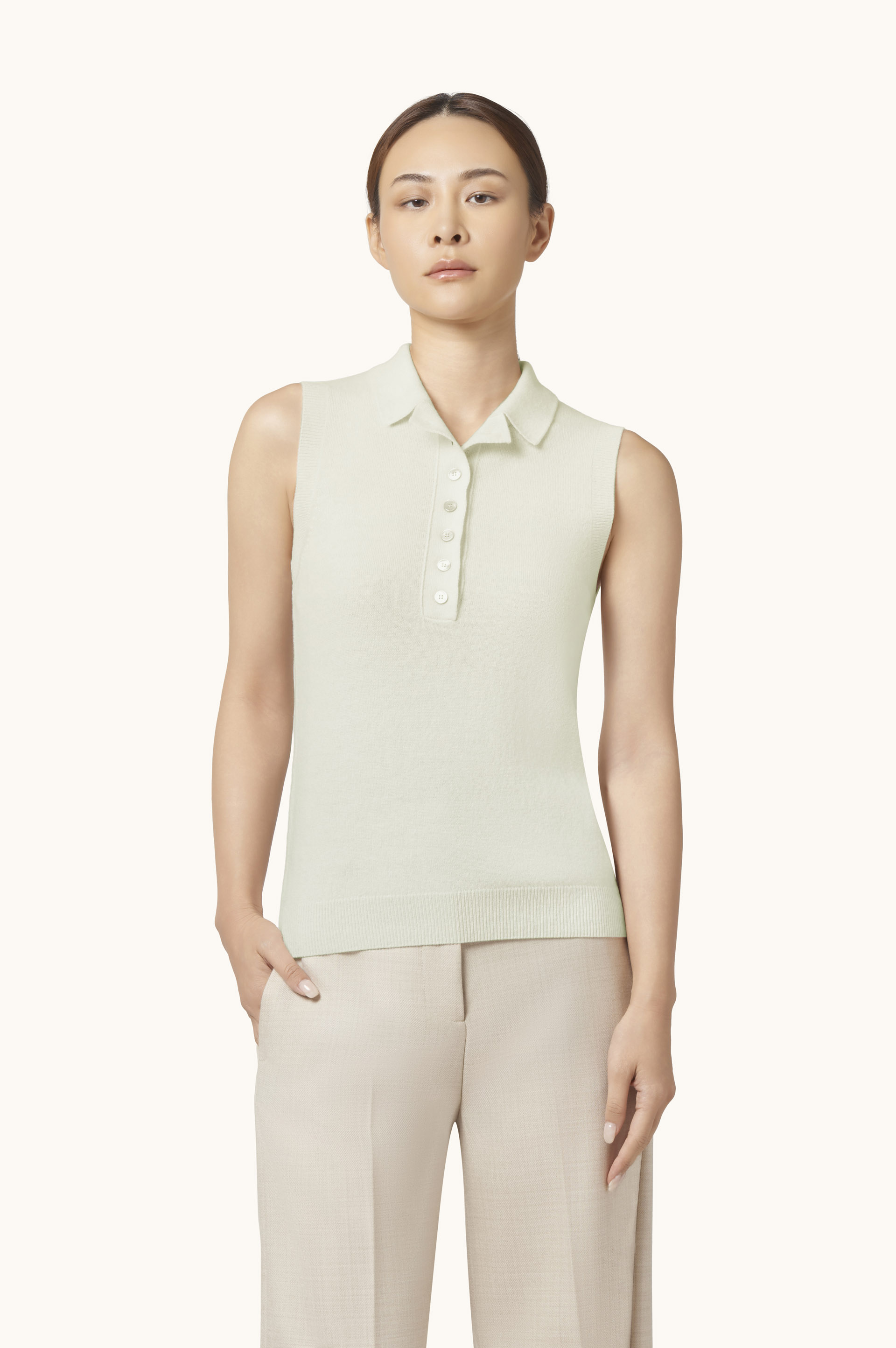 Wool and Cashmere Polo Shirt image number 0