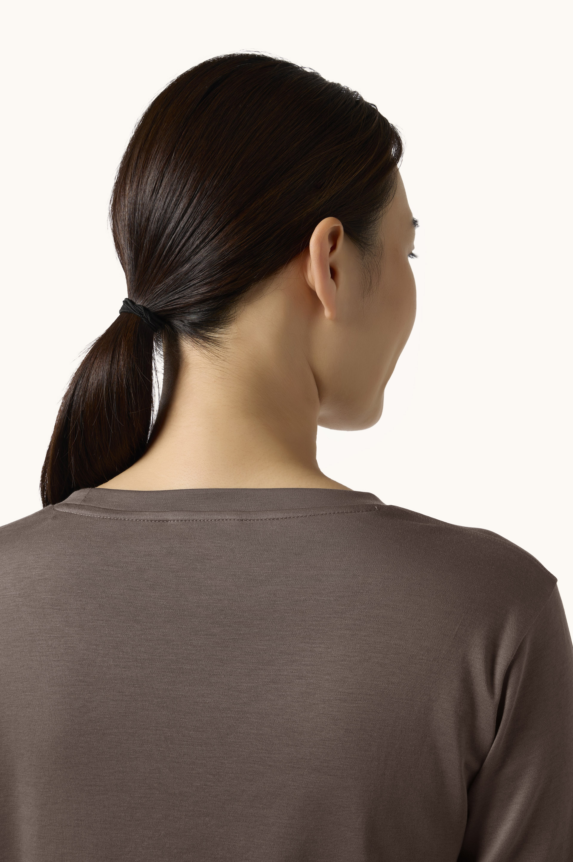 Supima&reg; Cotton Jersey T-Shirt with Beaded Logo Embroidery image number 5