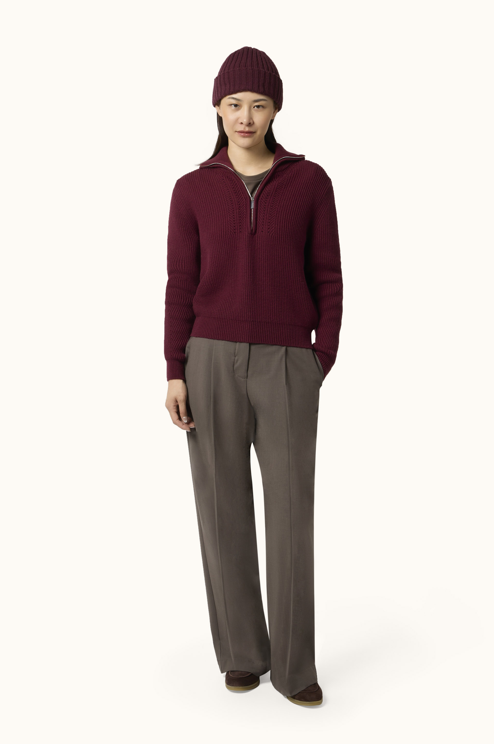 Supima&reg; Cotton Jersey T-Shirt with Beaded Logo Embroidery image number 2