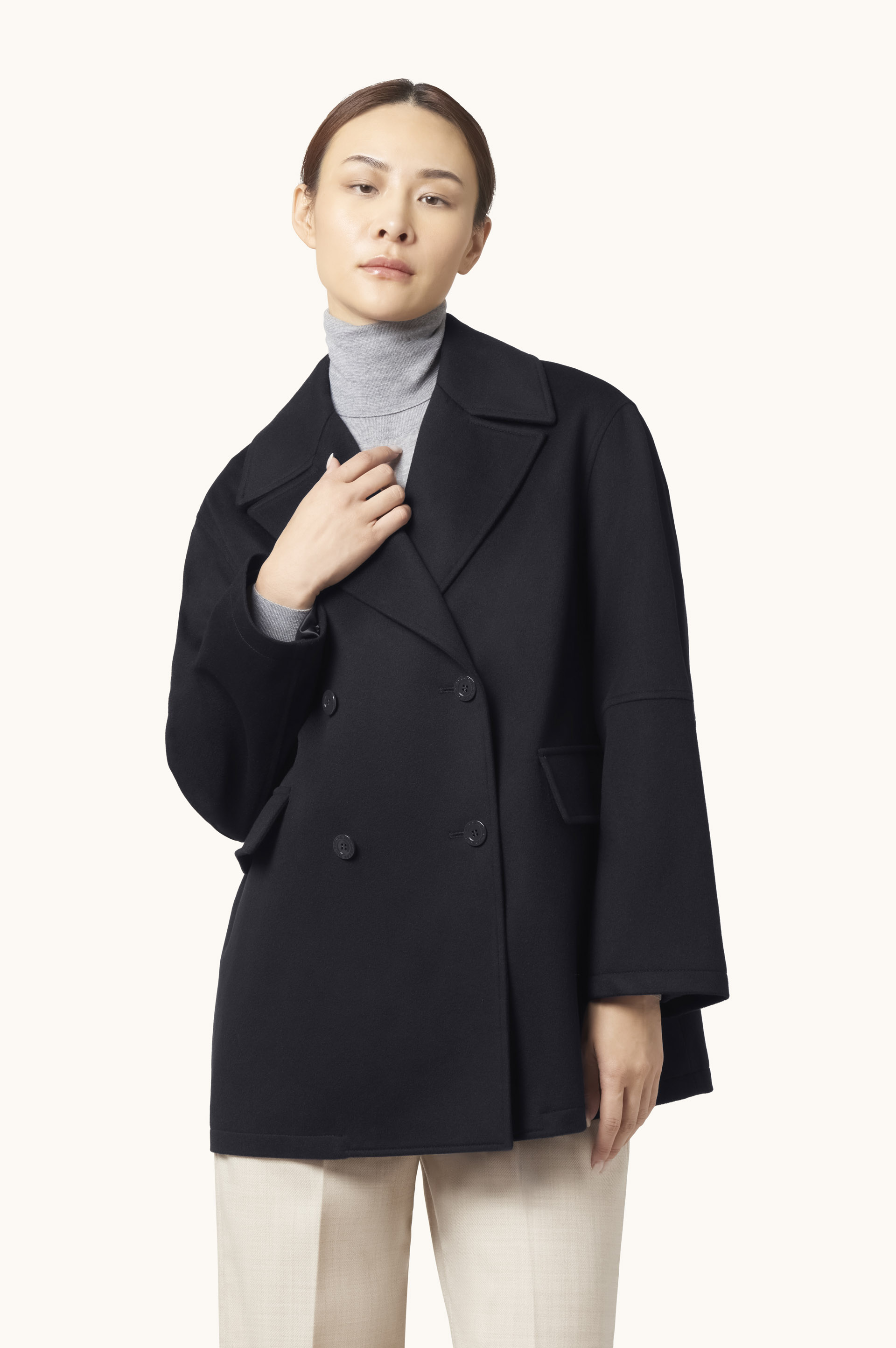 Peacoat de cachemira image number 0