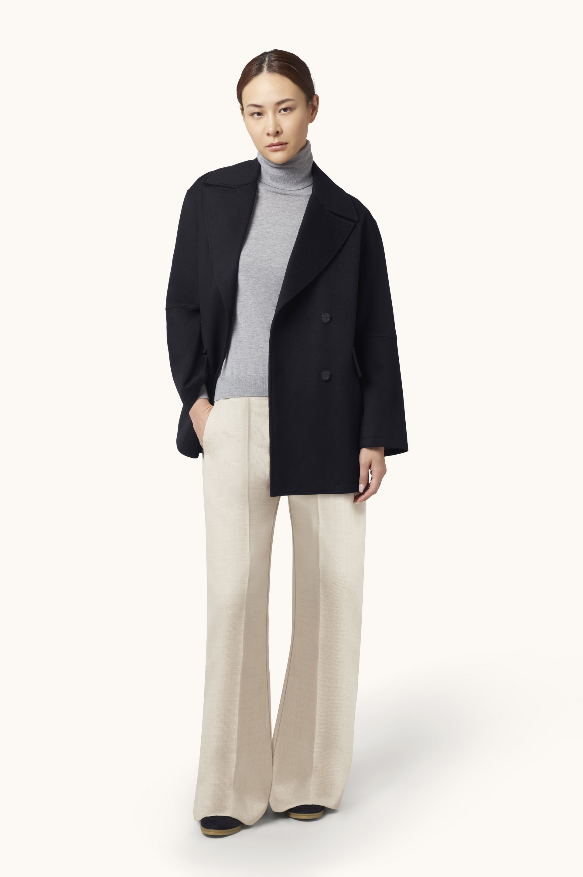 Peacoat de cachemira image number 2