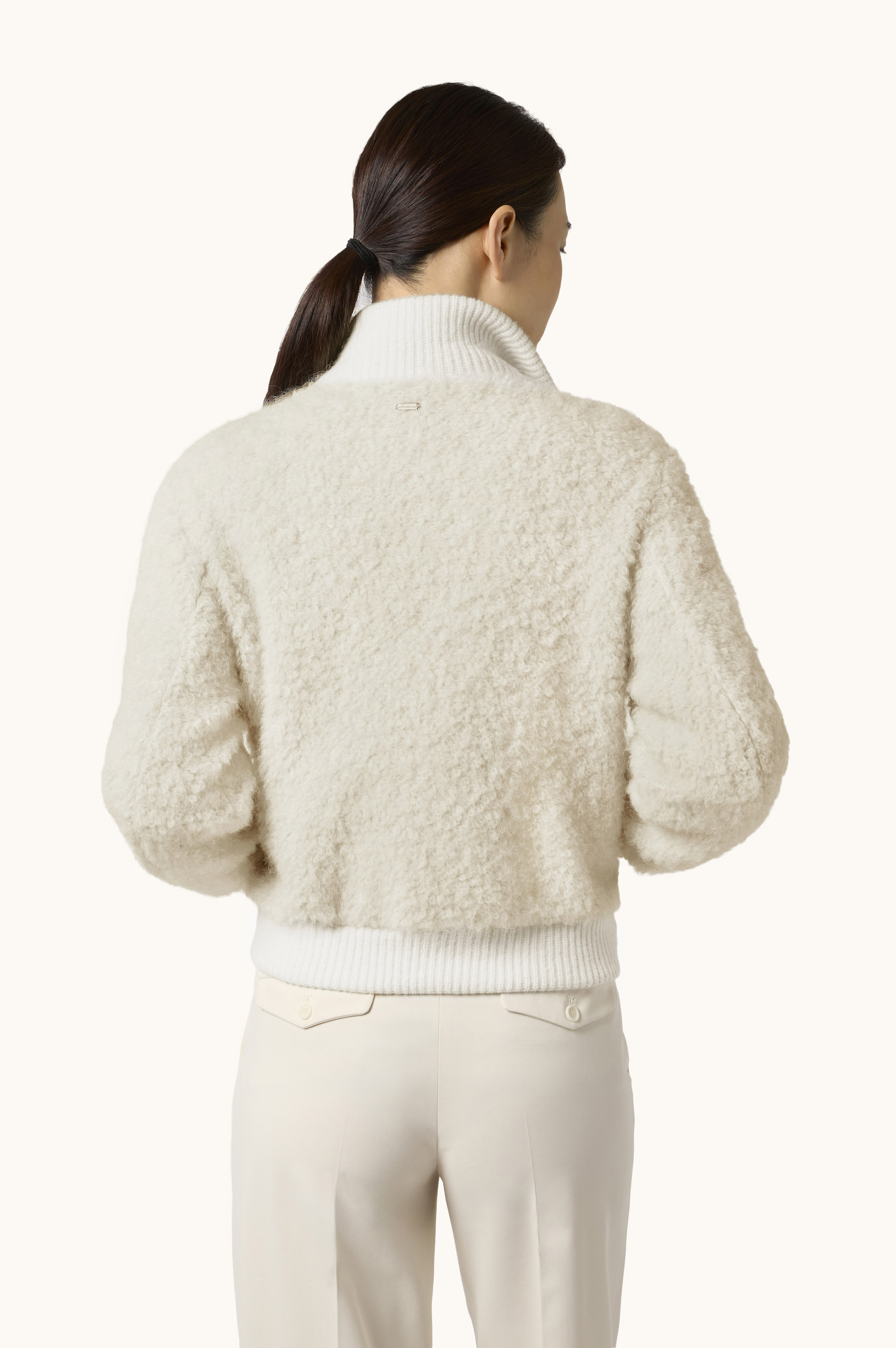 Alpaca, Wool and Mohair Bomber Jacket image number 3