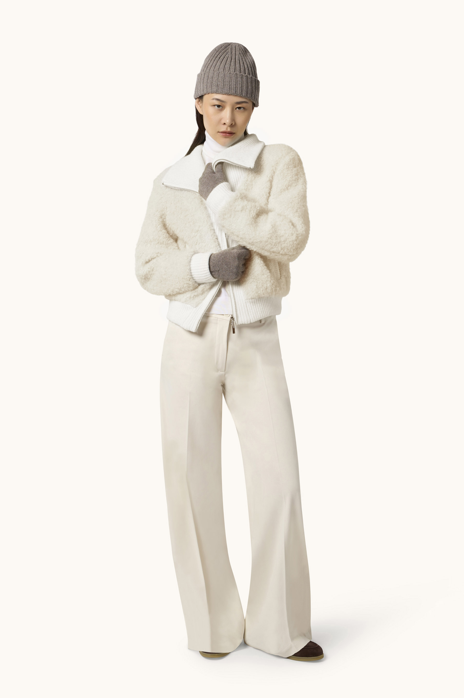 Alpaca, Wool and Mohair Bomber Jacket image number 2
