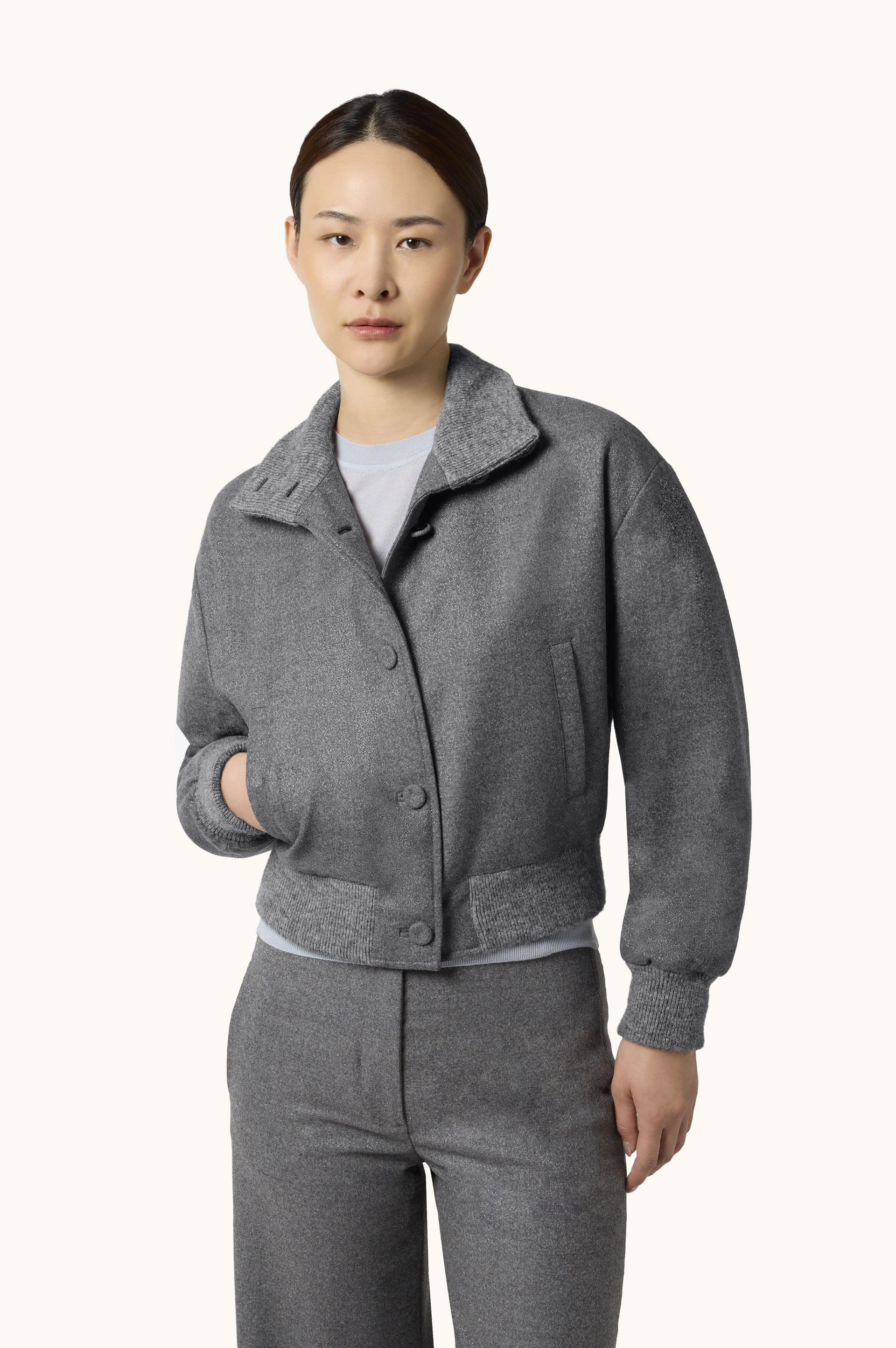 Wool Bomber Jacket image number 0
