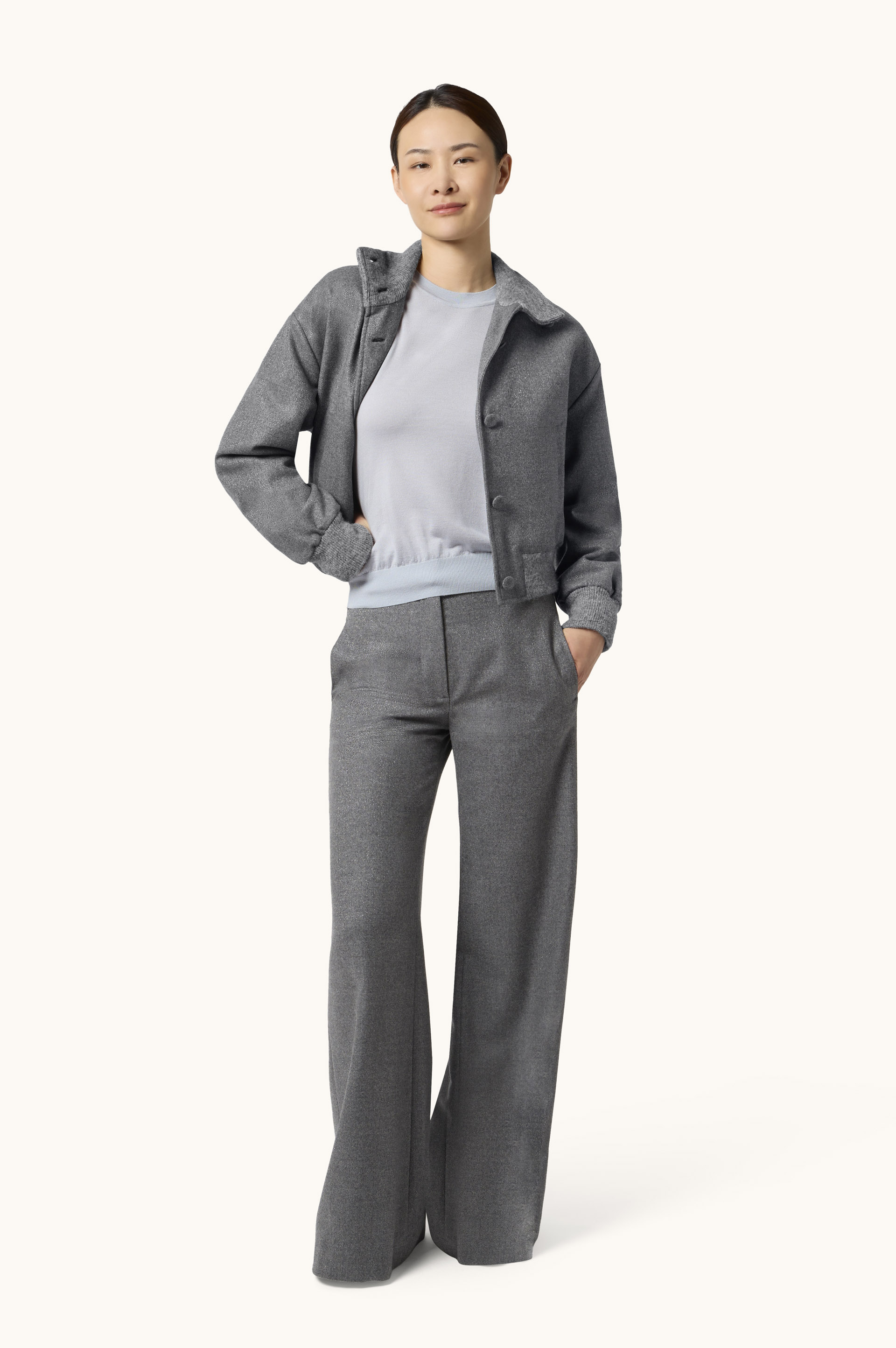 Wool Bomber Jacket image number 2