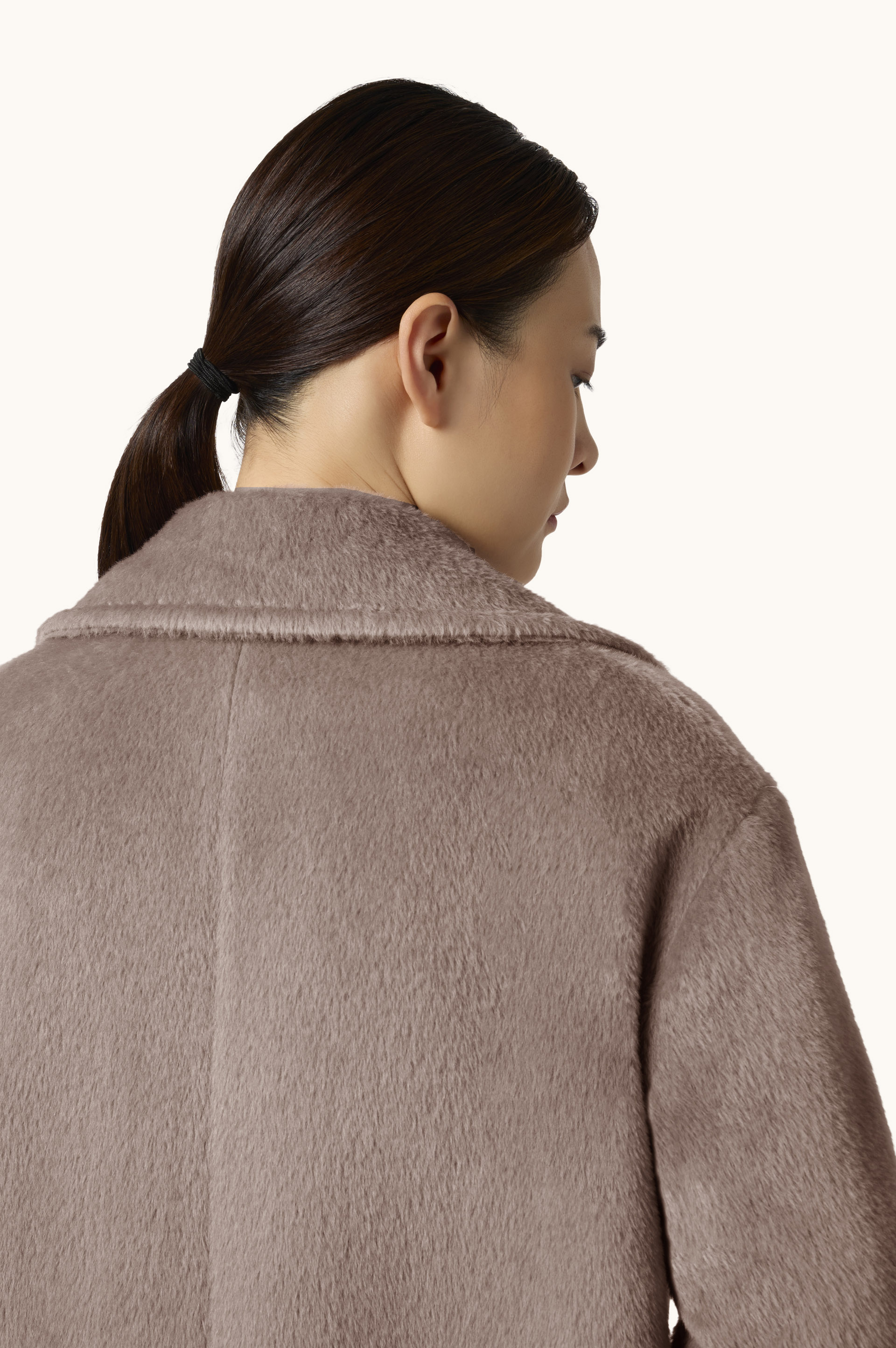 Wool and Baby Llama Blend Peacoat image number 7