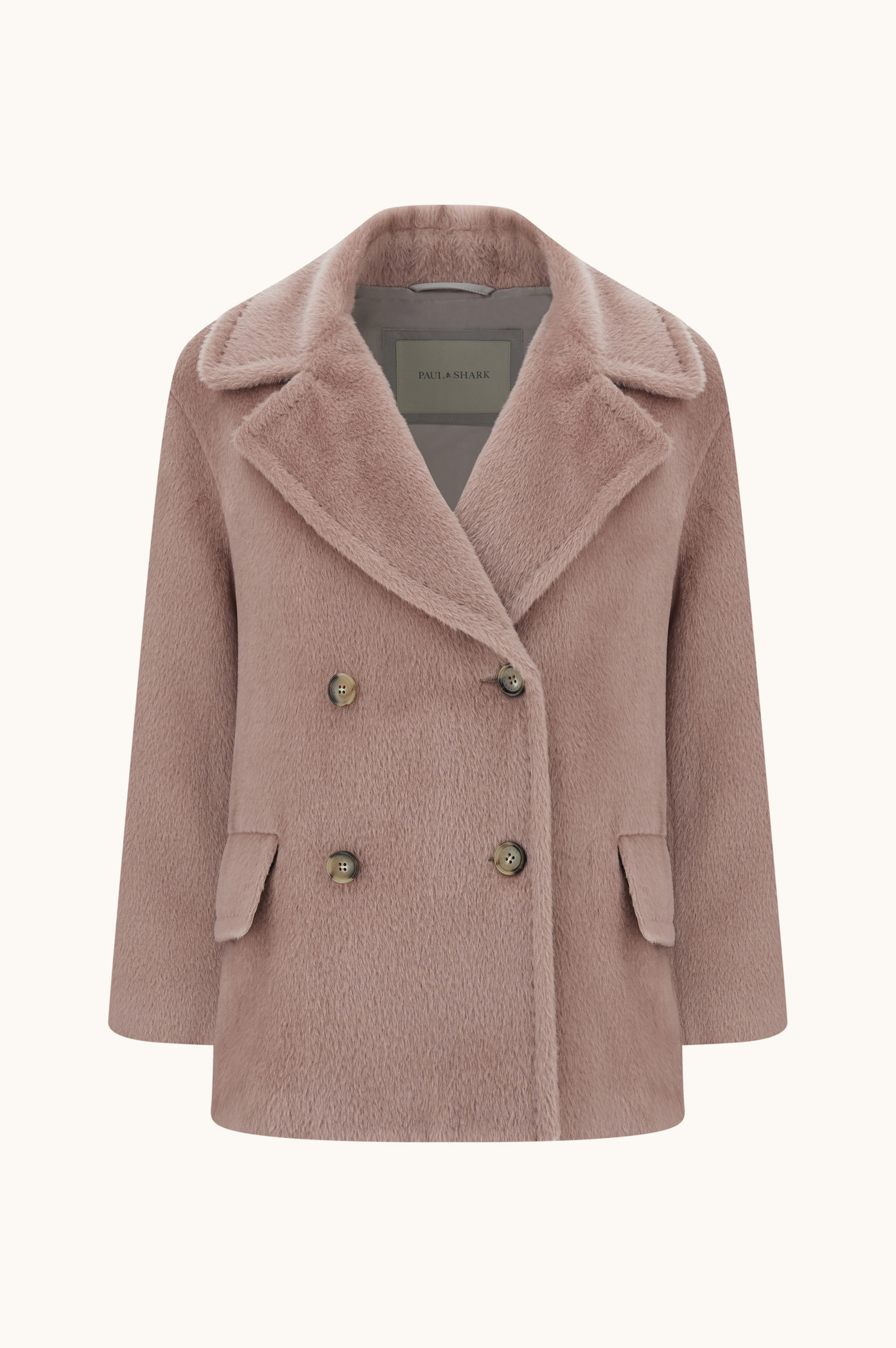 Wool and Baby Llama Blend Peacoat image number 1