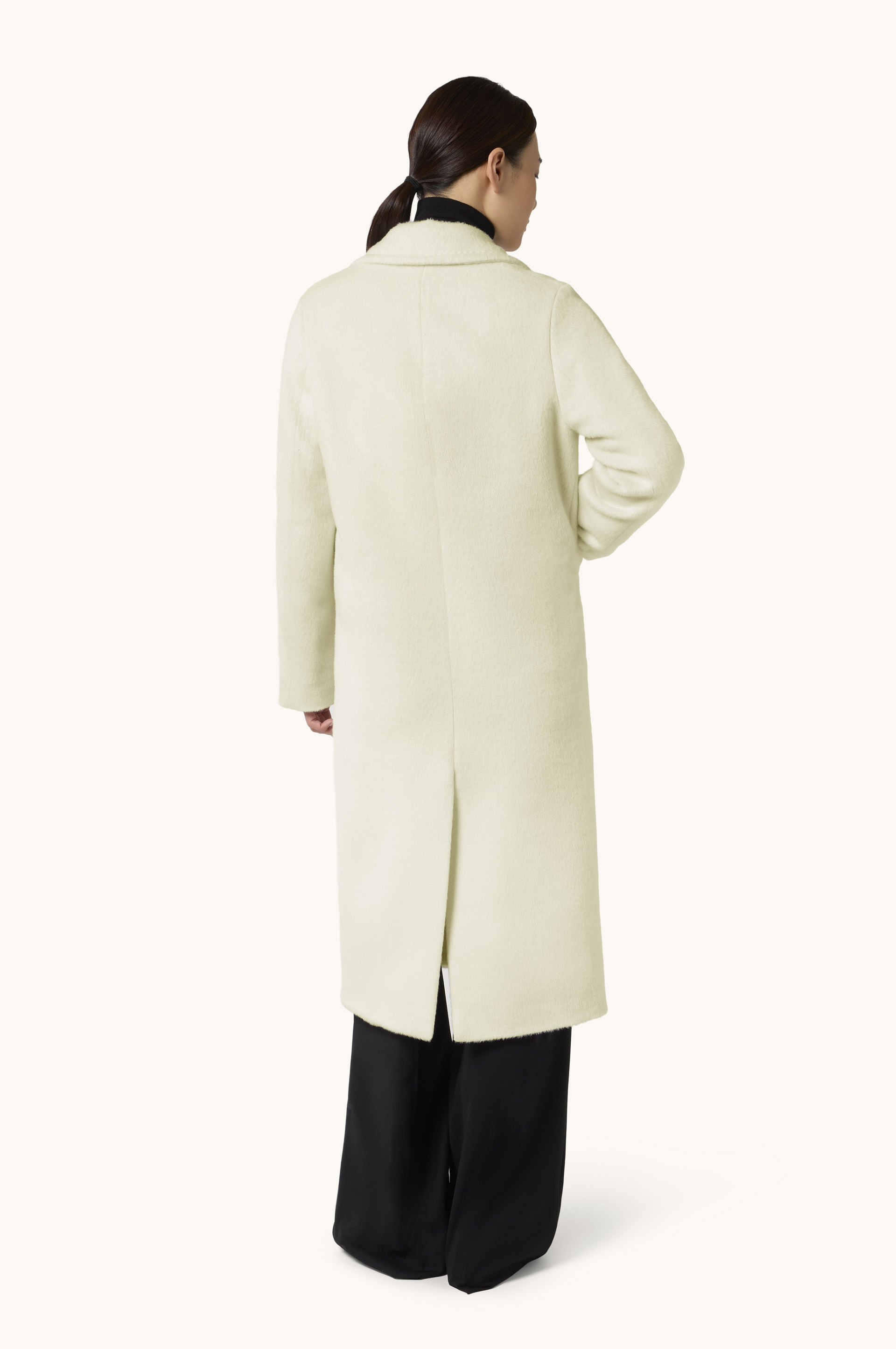 Wool and Baby Llama Coat image number 3