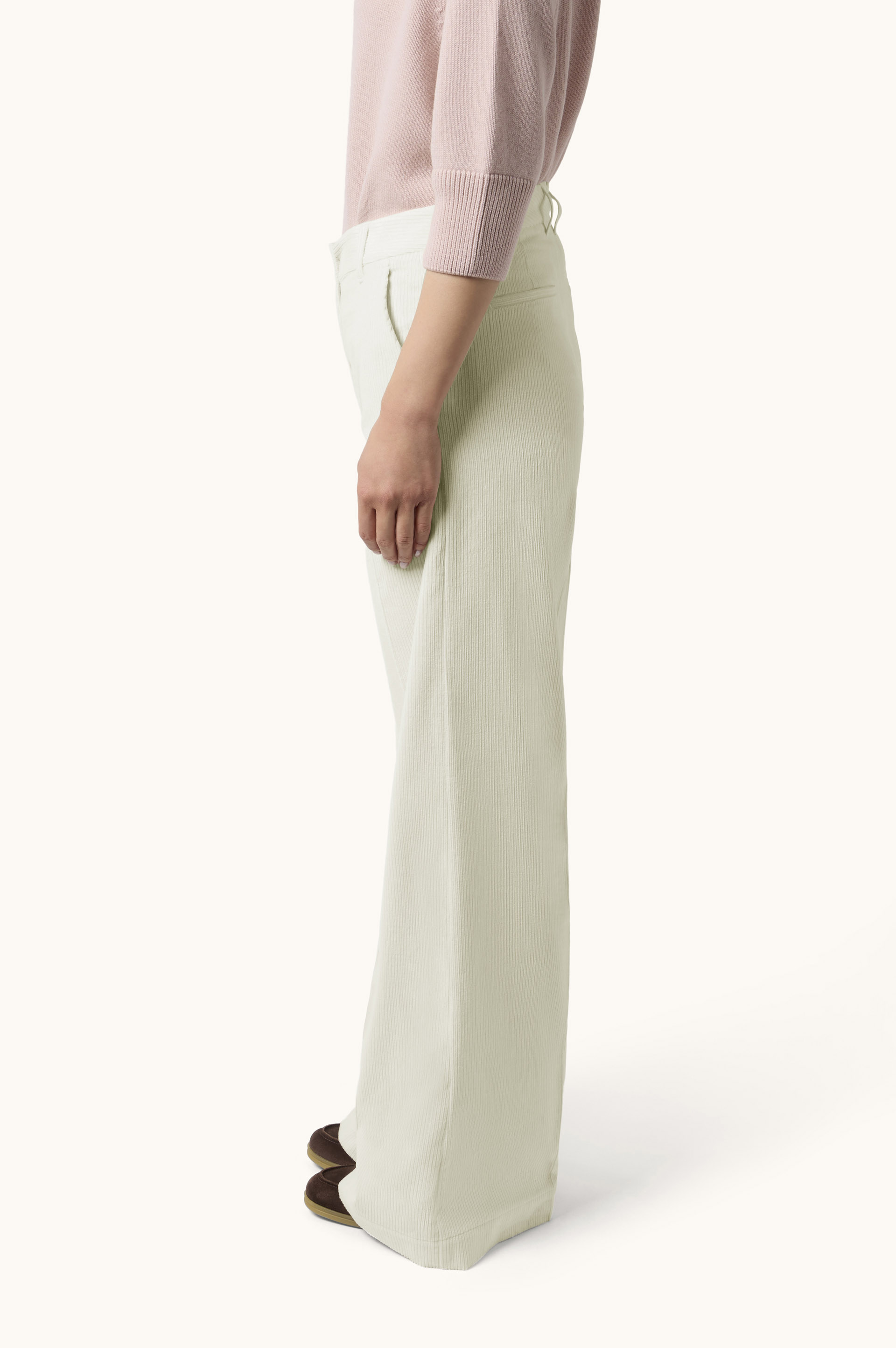 Velvet Palazzo Trousers image number 5