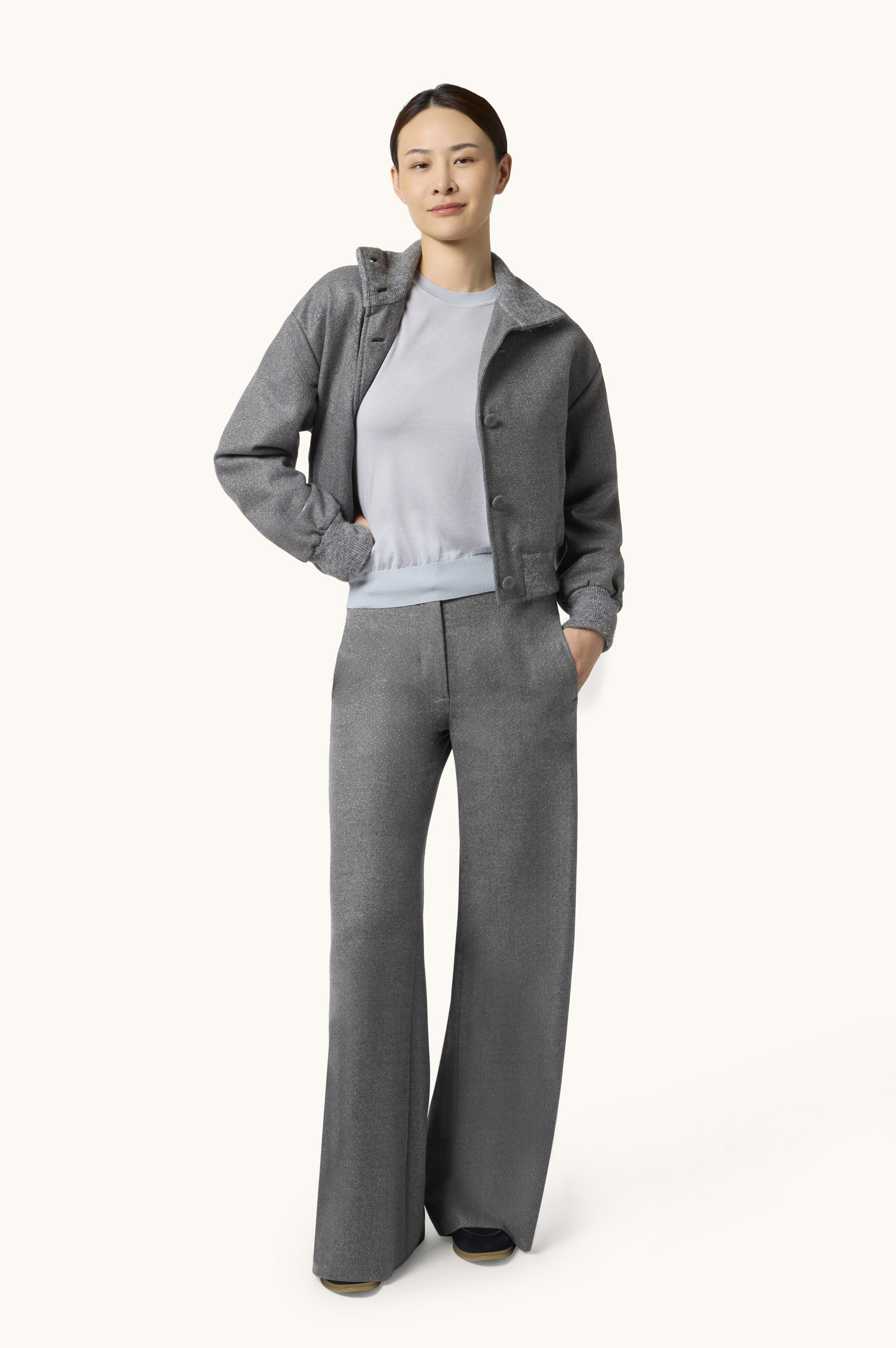 Palazzo Wool Trousers image number 2