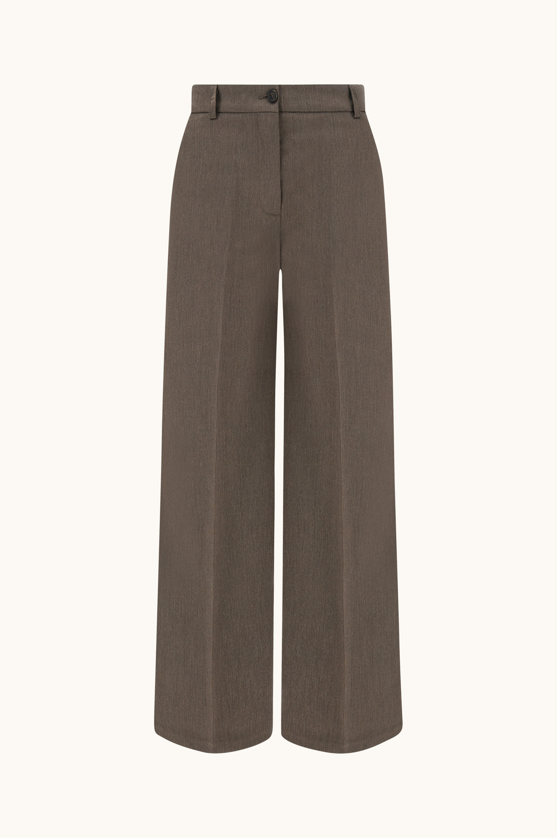 Palazzo Trousers in Wool Blend Twill image number 1