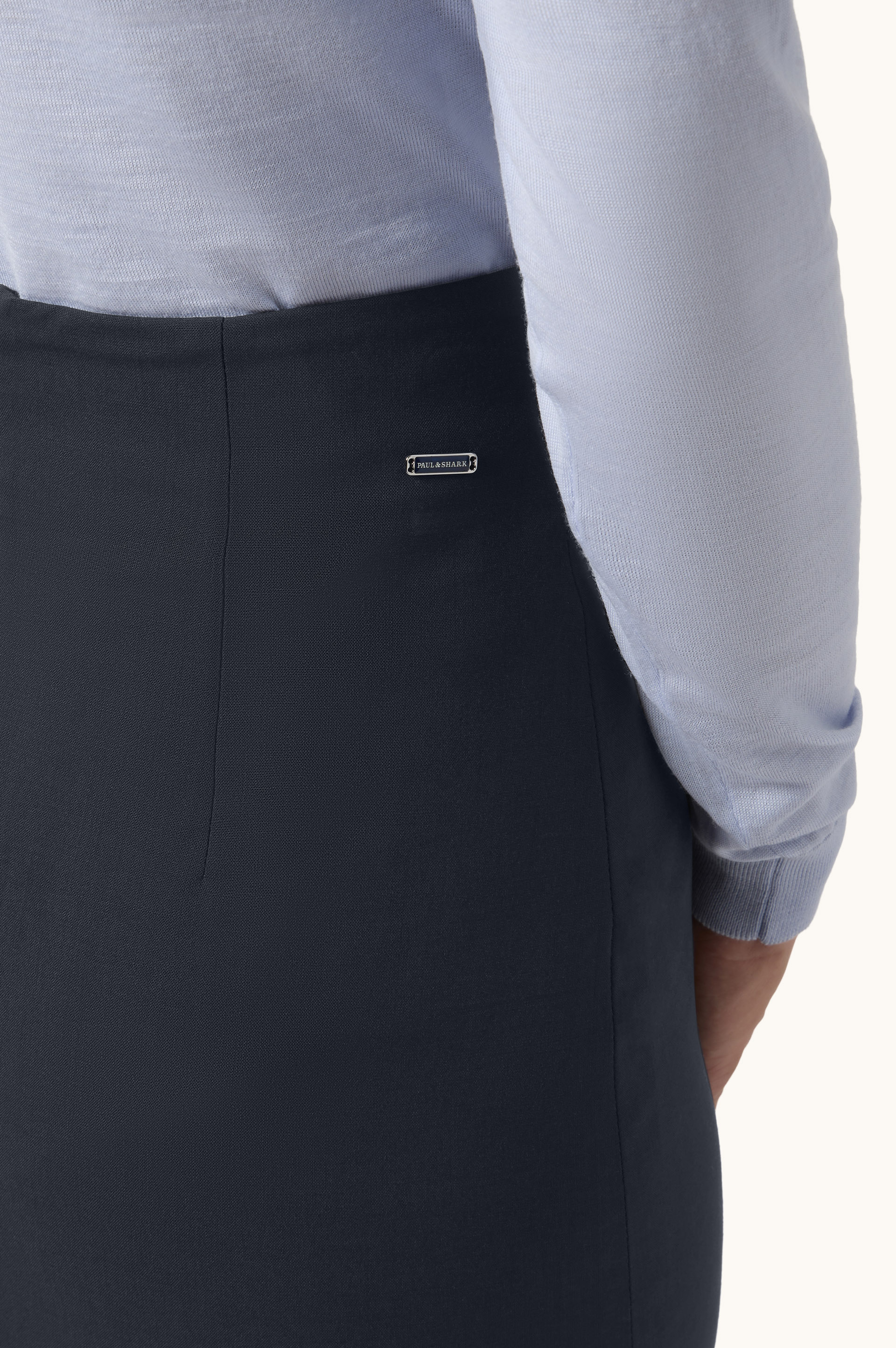 Tech Wool Pencil Skirt image number 4