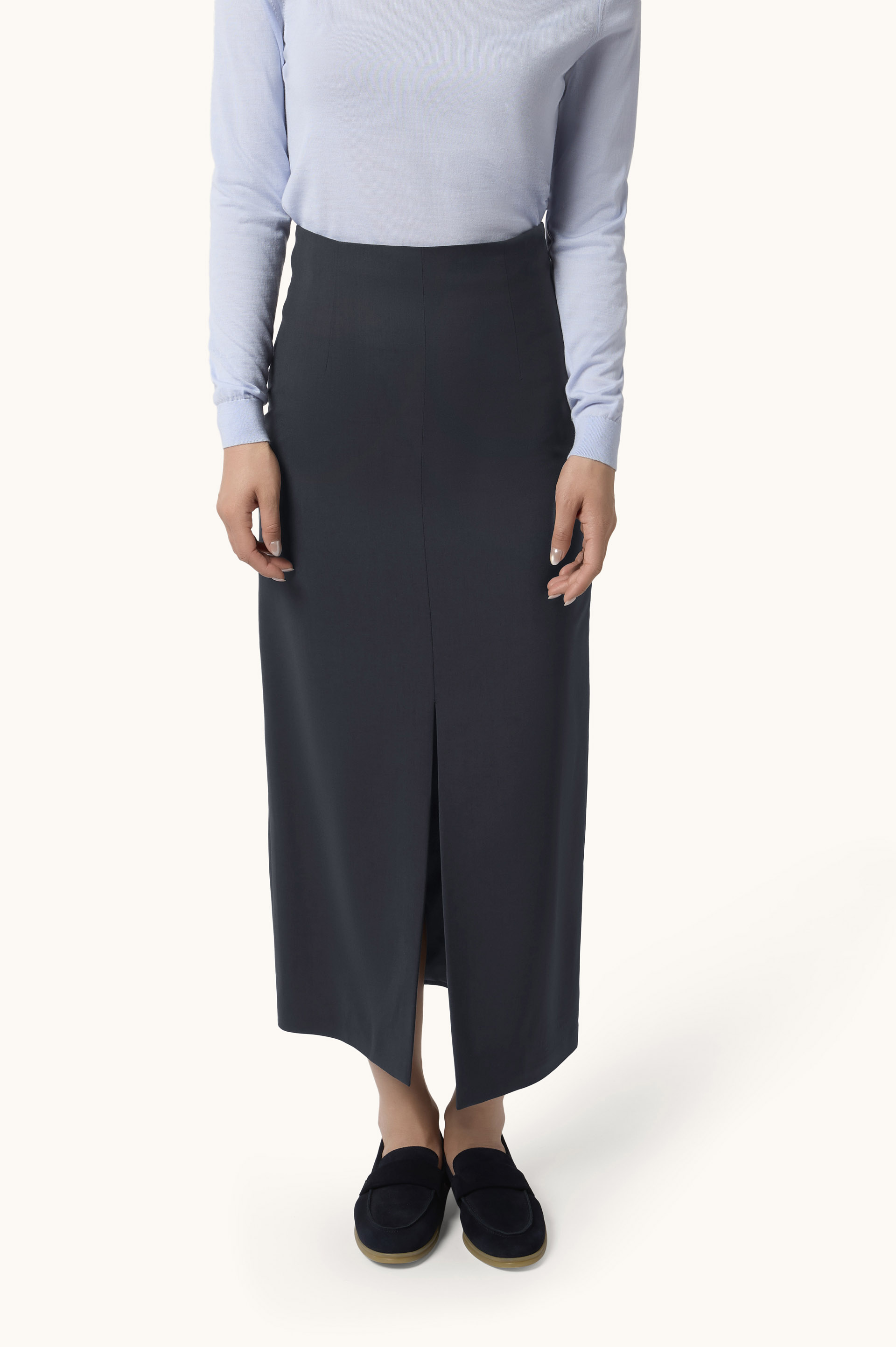 Tech Wool Pencil Skirt image number 0
