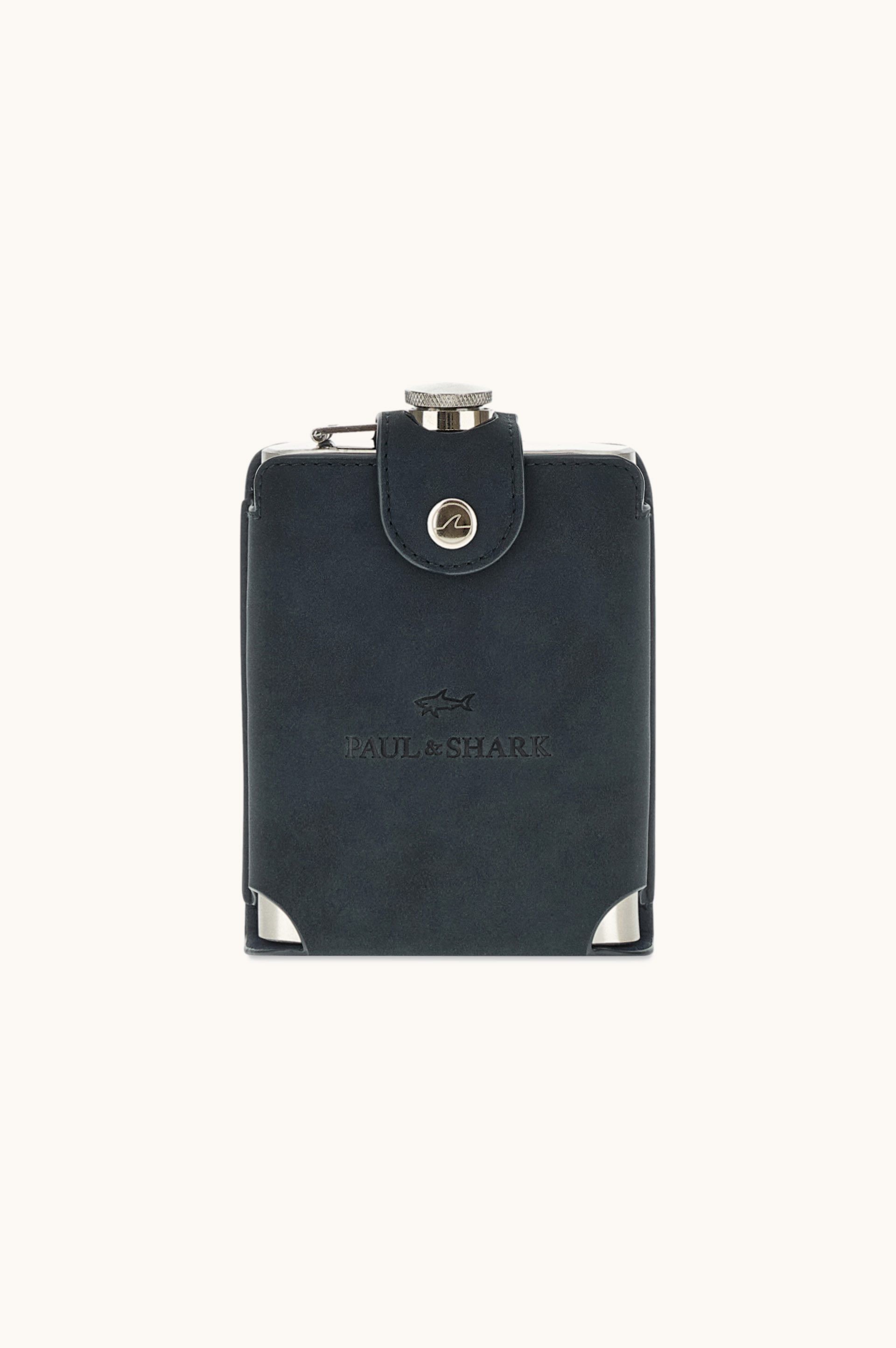 Metal Flask with Case image number 0