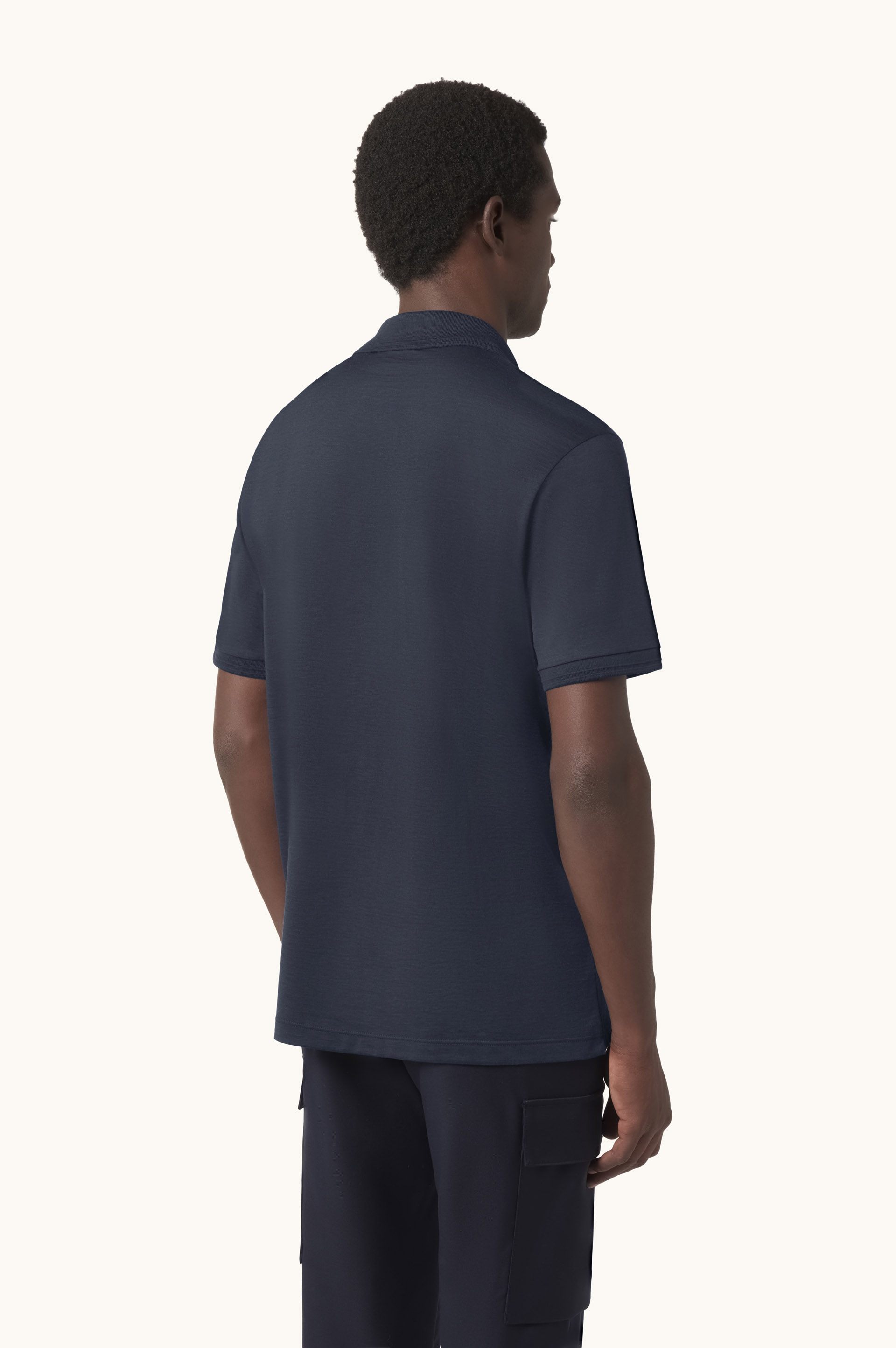 Cotton and silk polo image number 2