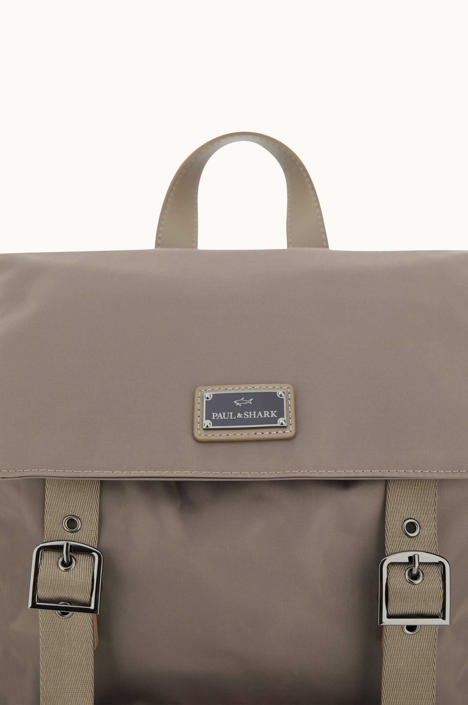 Sac &agrave; dos Milano en nylon avec finitions en cuir image number 3