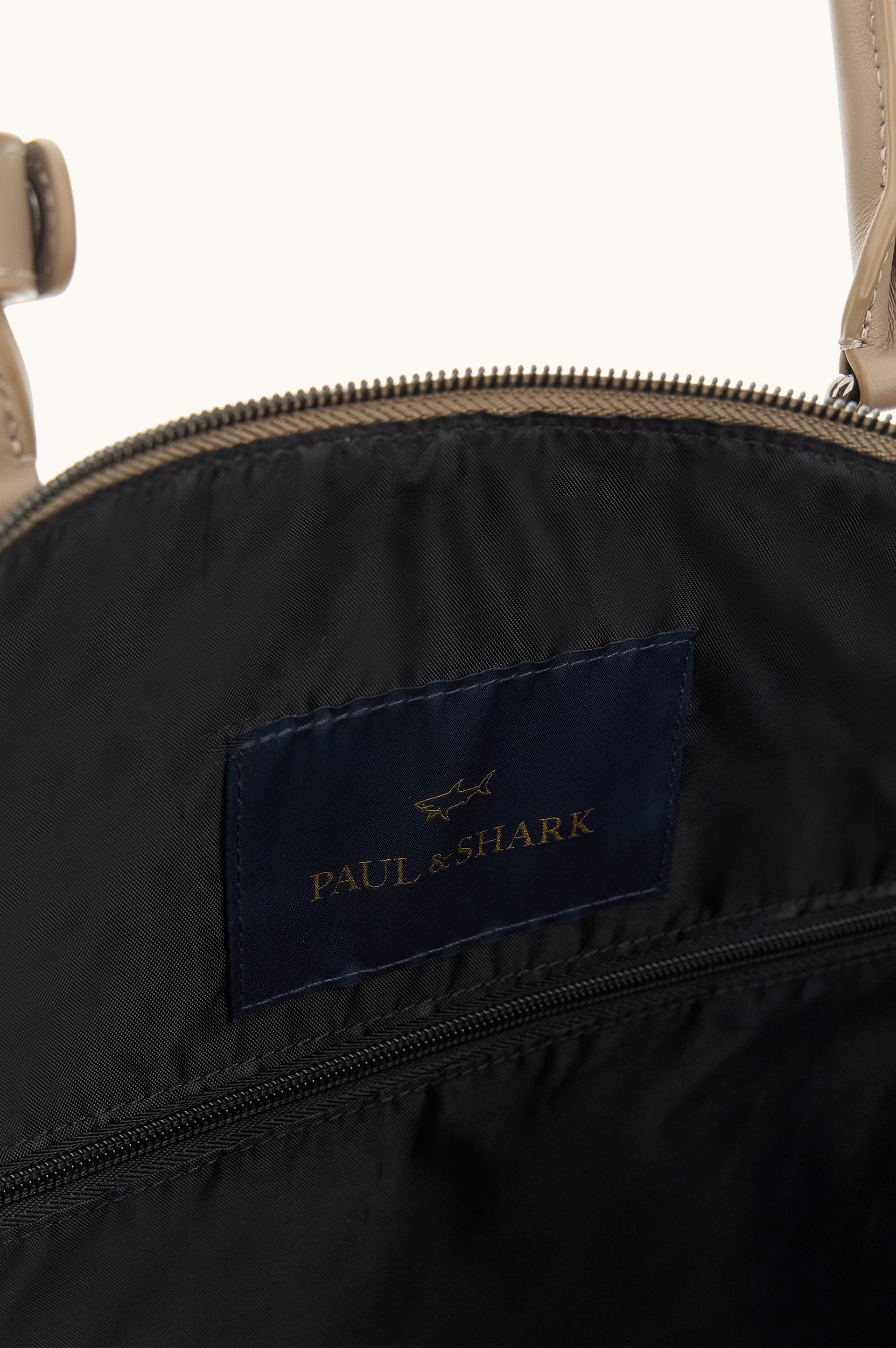 Sac de voyage Milano en nylon avec finitions en cuir image number 4