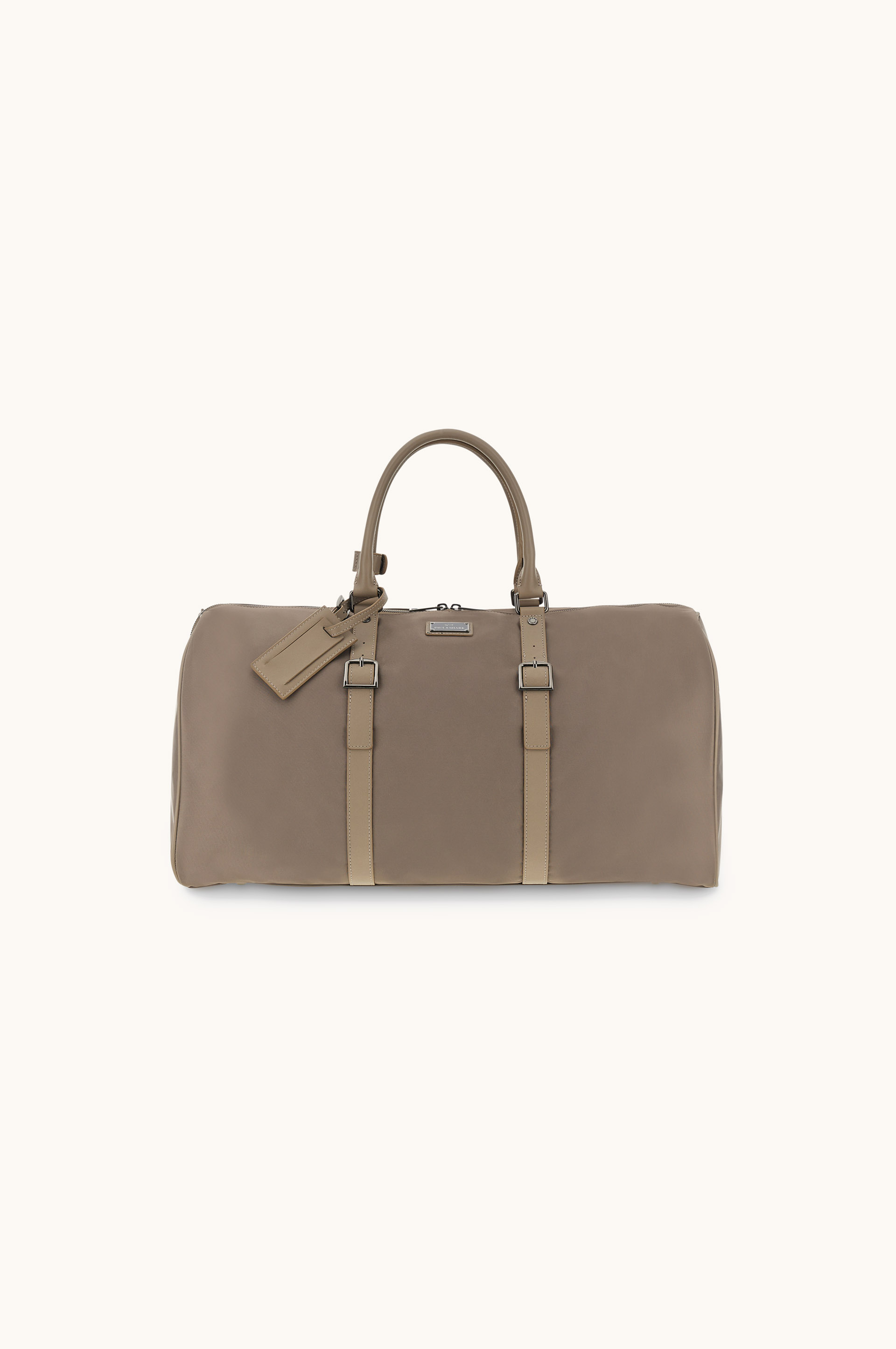 Sac de voyage Milano en nylon avec finitions en cuir image number 0