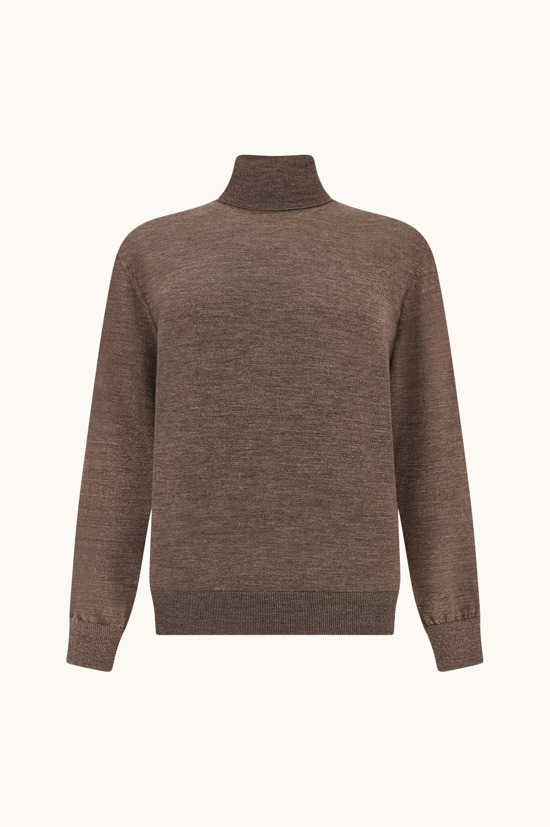 Superfine 140's Merino Wool Turtleneck Sweater image number 0