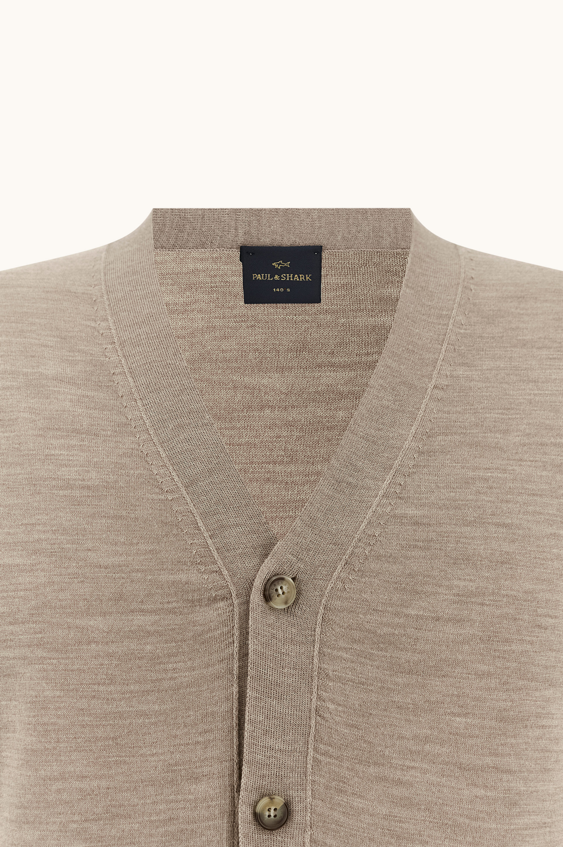 Superfine 140's Merino Wool Cardigan image number 5