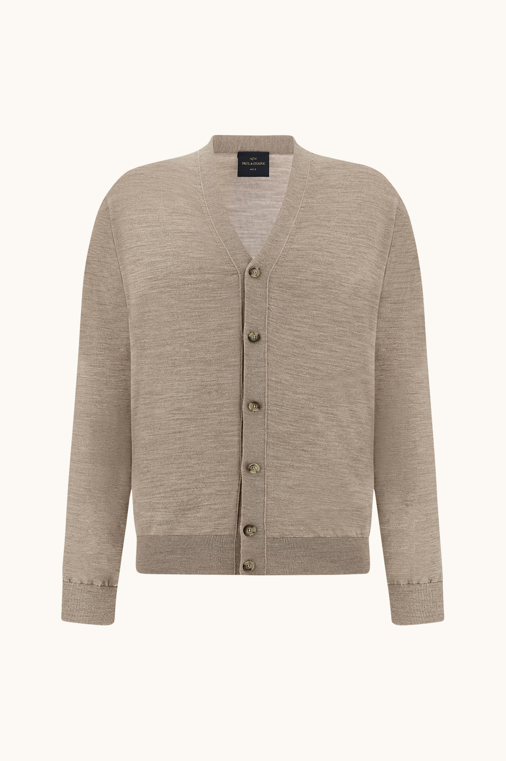 Superfine 140's Merino Wool Cardigan image number 1