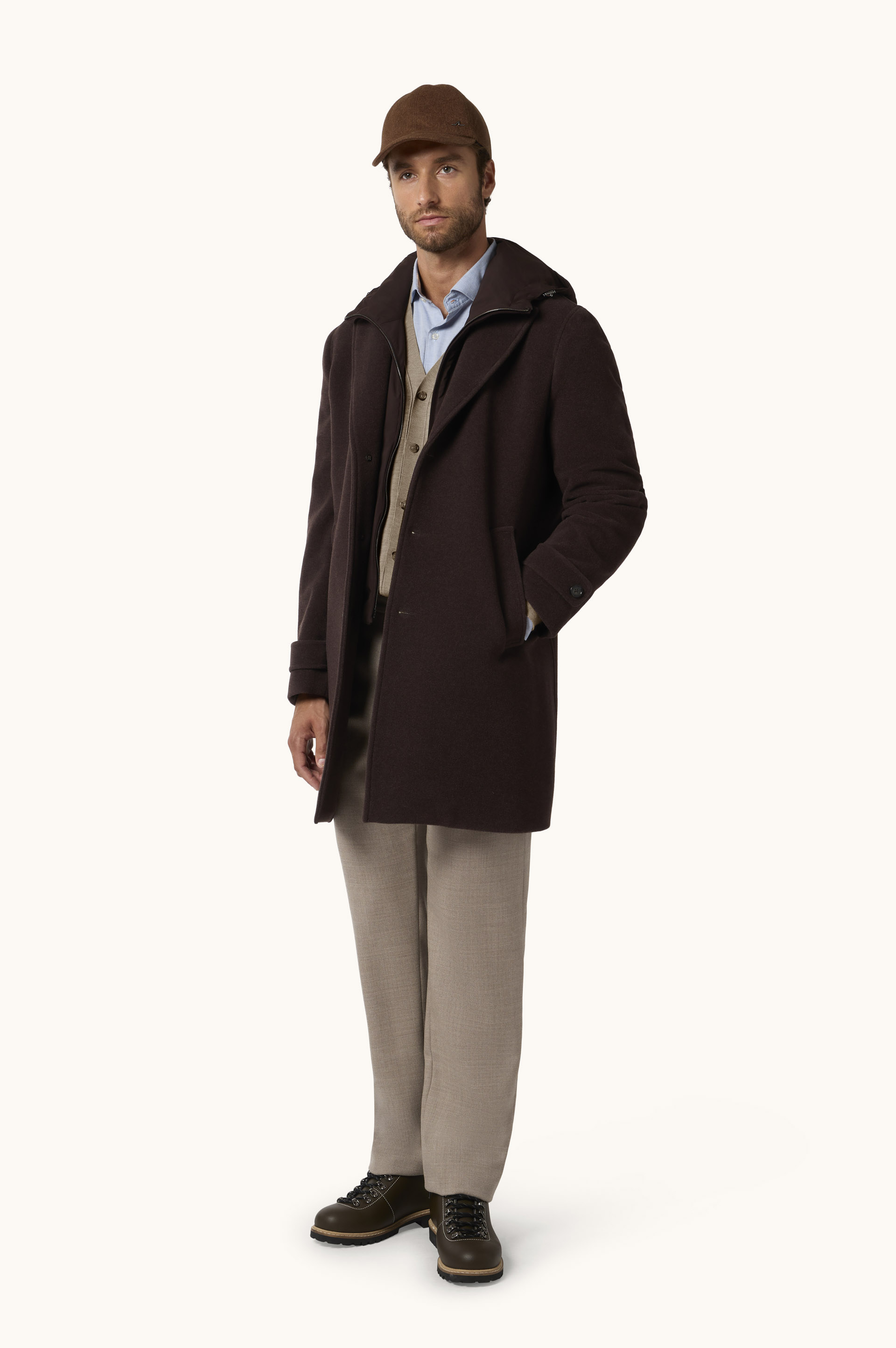 Superfine 140's Merino Wool Cardigan image number 2