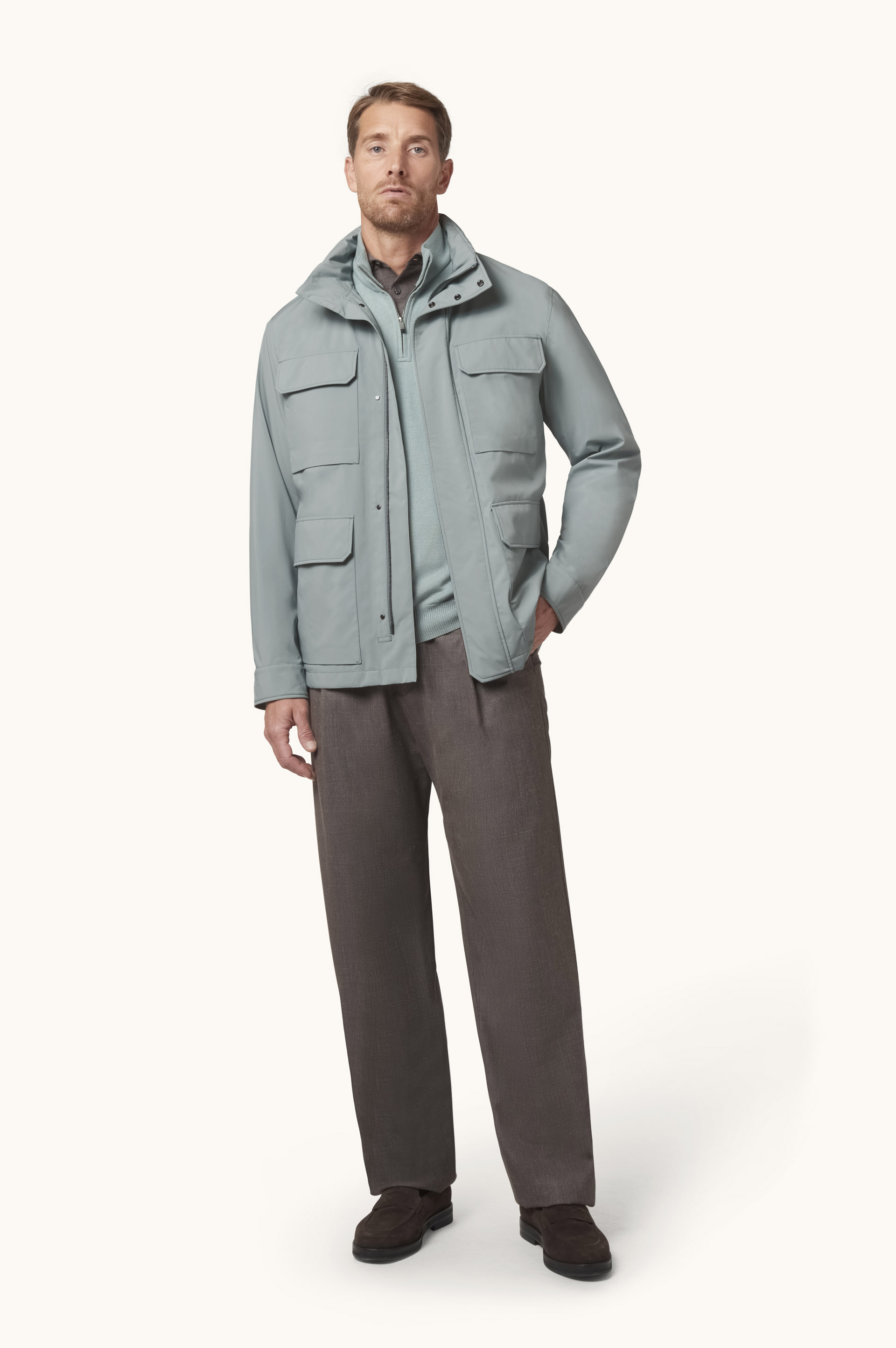 Field Jacket Typhoon&reg; Platinum con detalles de ante image number 2